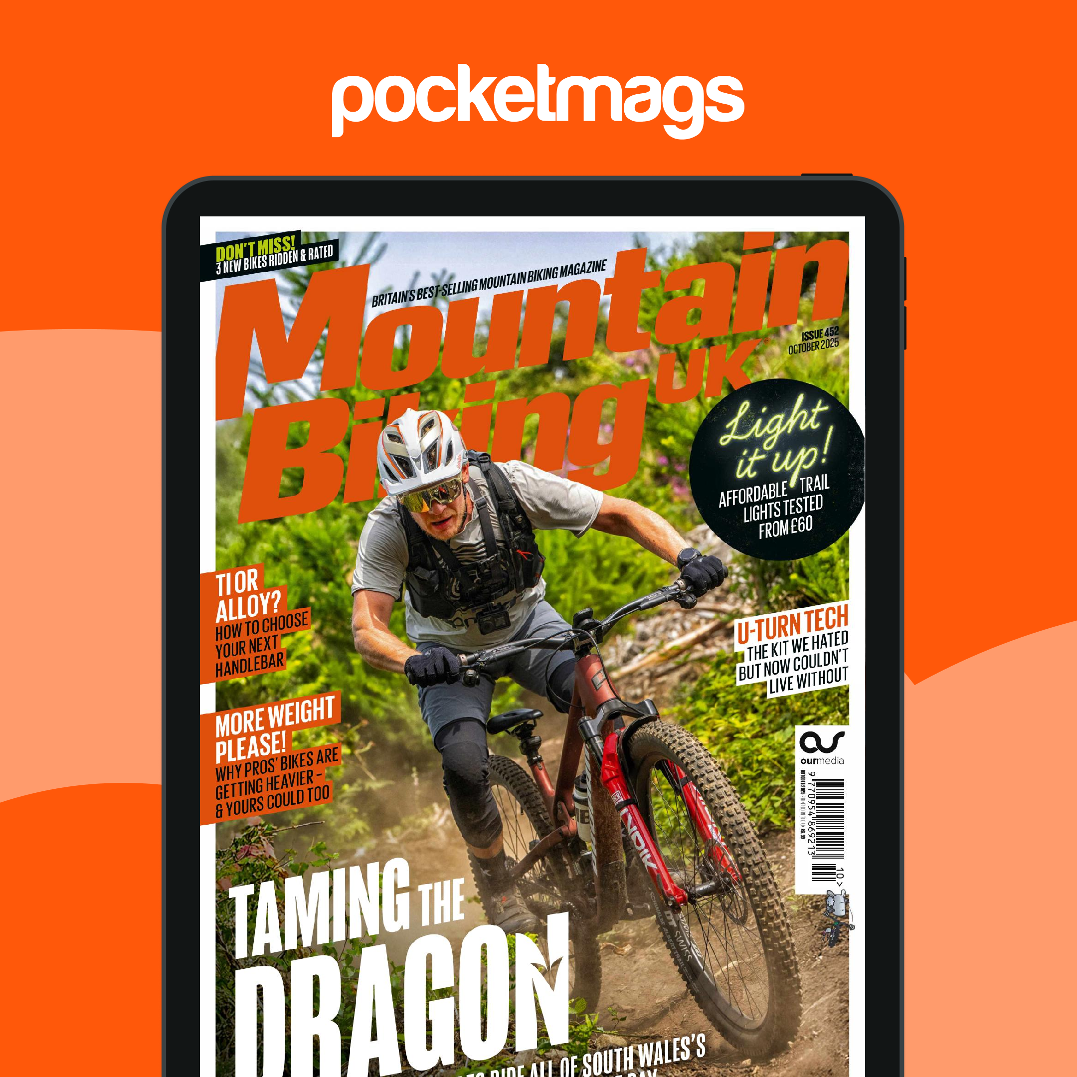 Mountain Biking UK Magazine Subscriptions and Oct 25 Issue