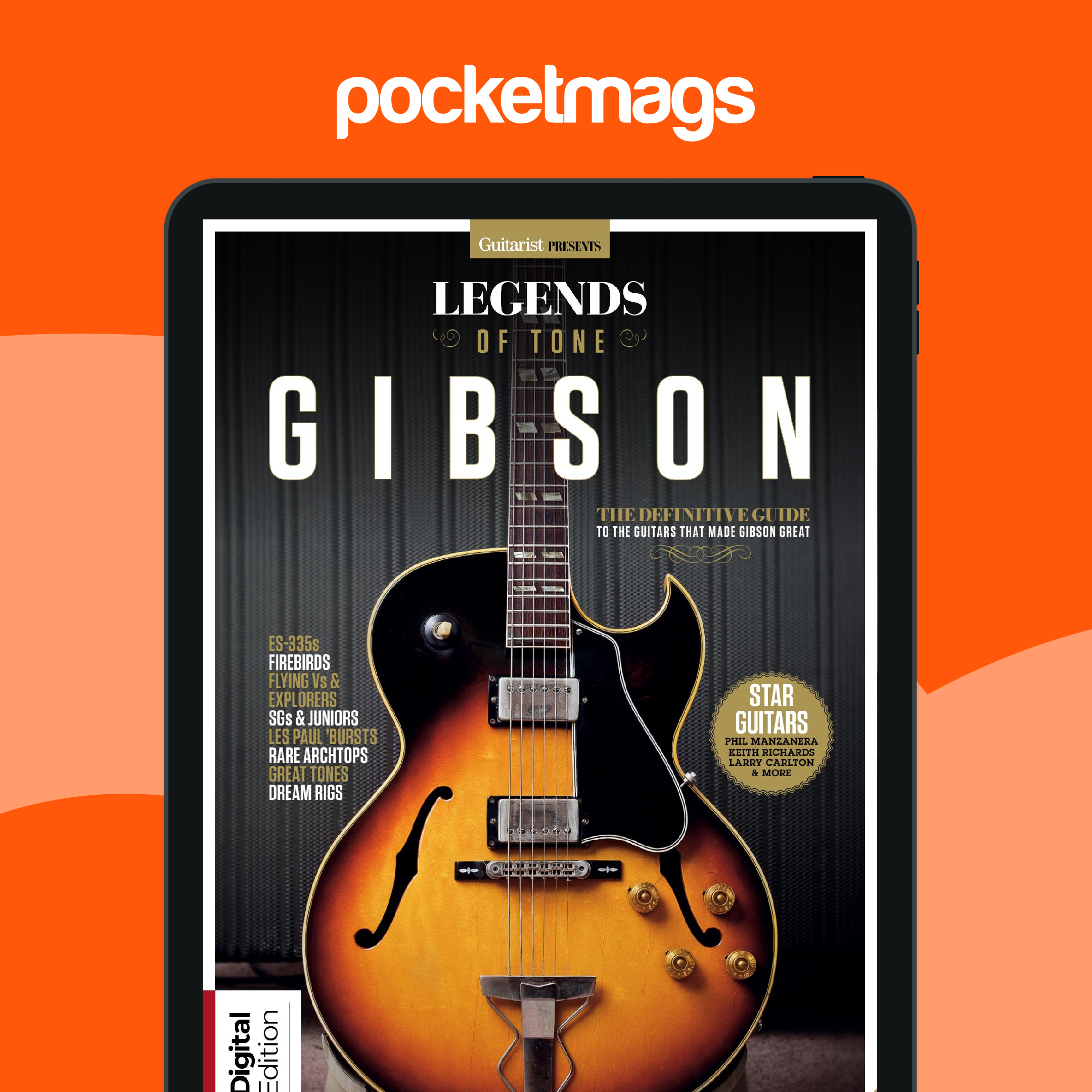 Music Magazine - Guitarist Legends of Tone: Gibson Eleventh Edition ...
