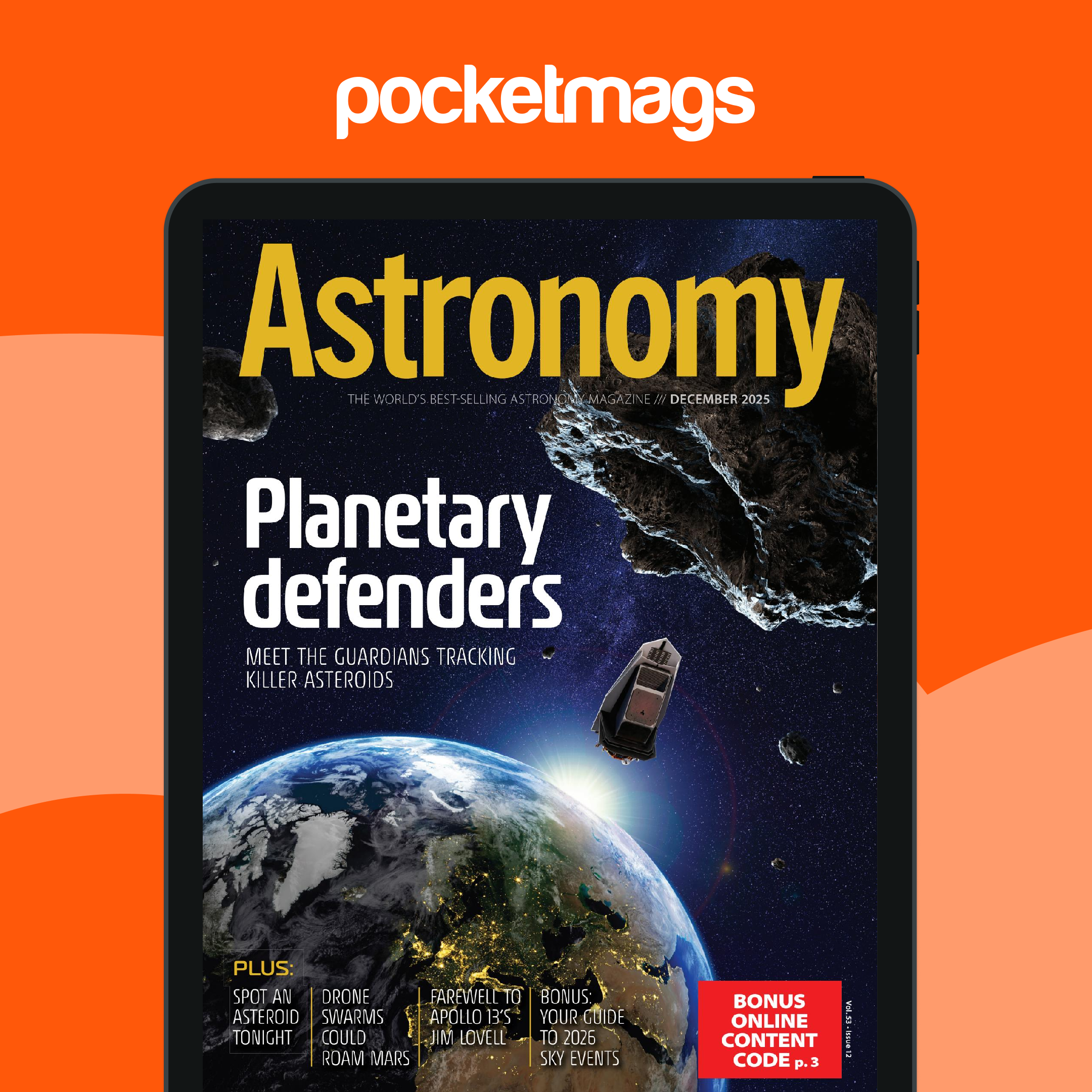 Astronomy Magazine Subscriptions and Dec-25 Issue