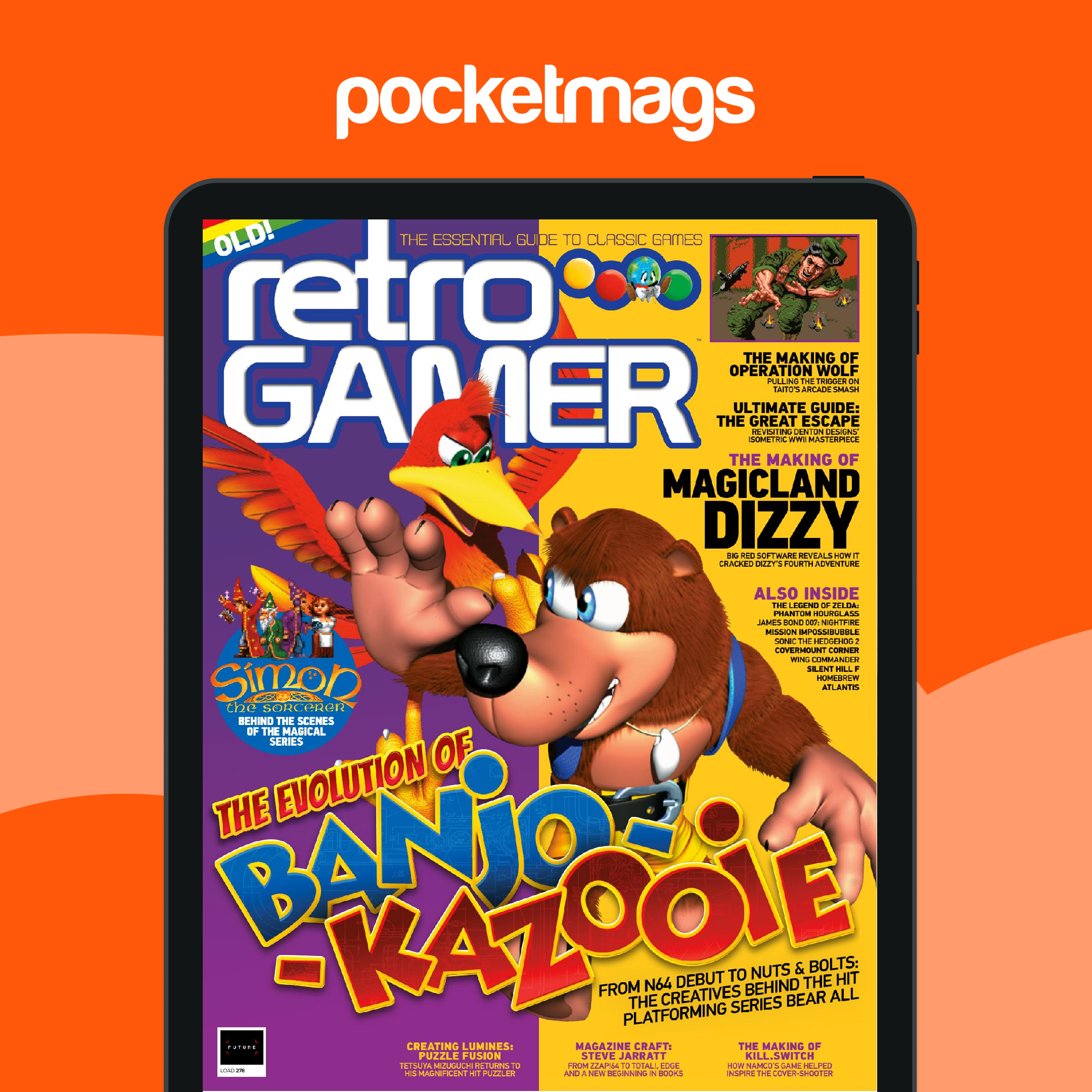 Retro Gamer Magazine Subscriptions and Issue 278 Issue