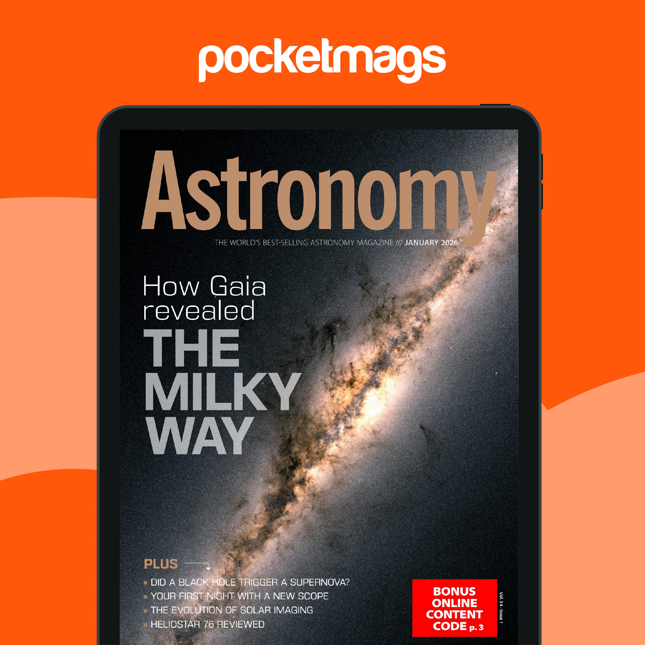 Astronomy Magazine Subscriptions and Jan-26 Issue