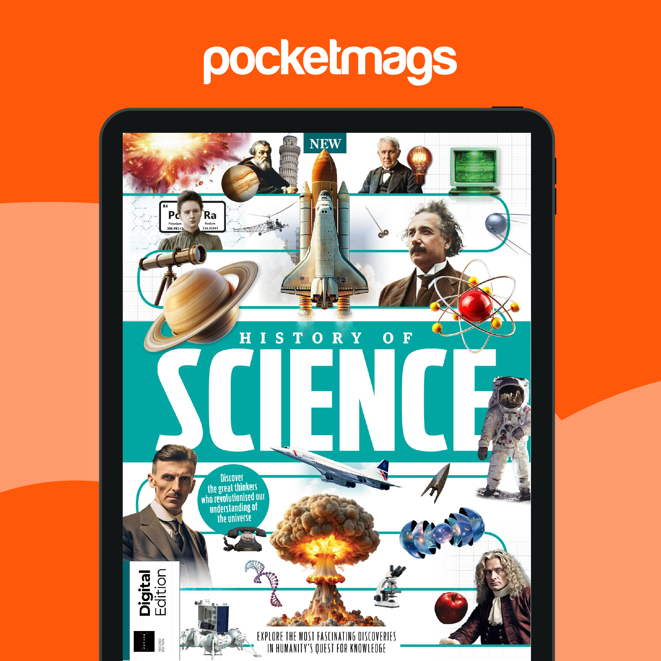 Origin Of Science About History Bookazine - History of Science Second Ed Zurück Ausgabe