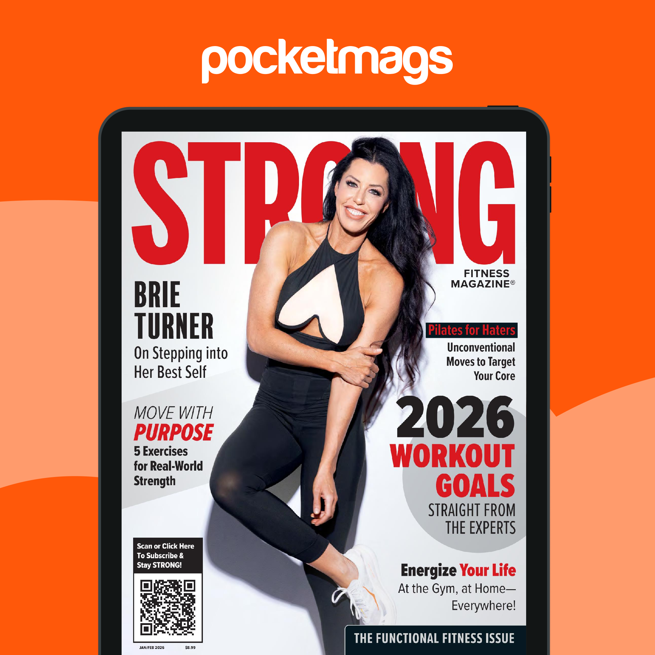 Strong Fitness Magazine Suscripciones y Jan/Feb edición