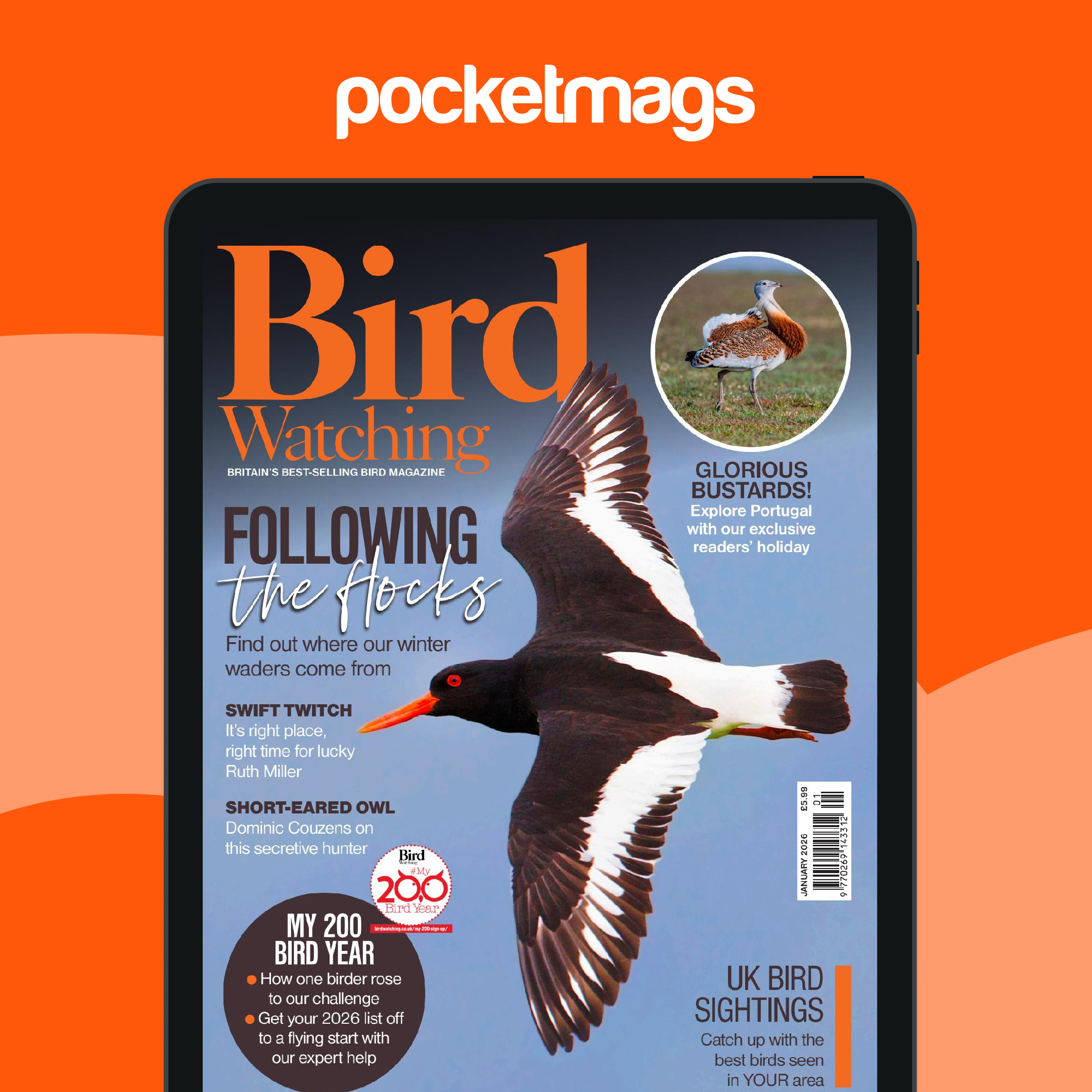 Bird Watching Magazine Subscriptions and Jan-26 Issue