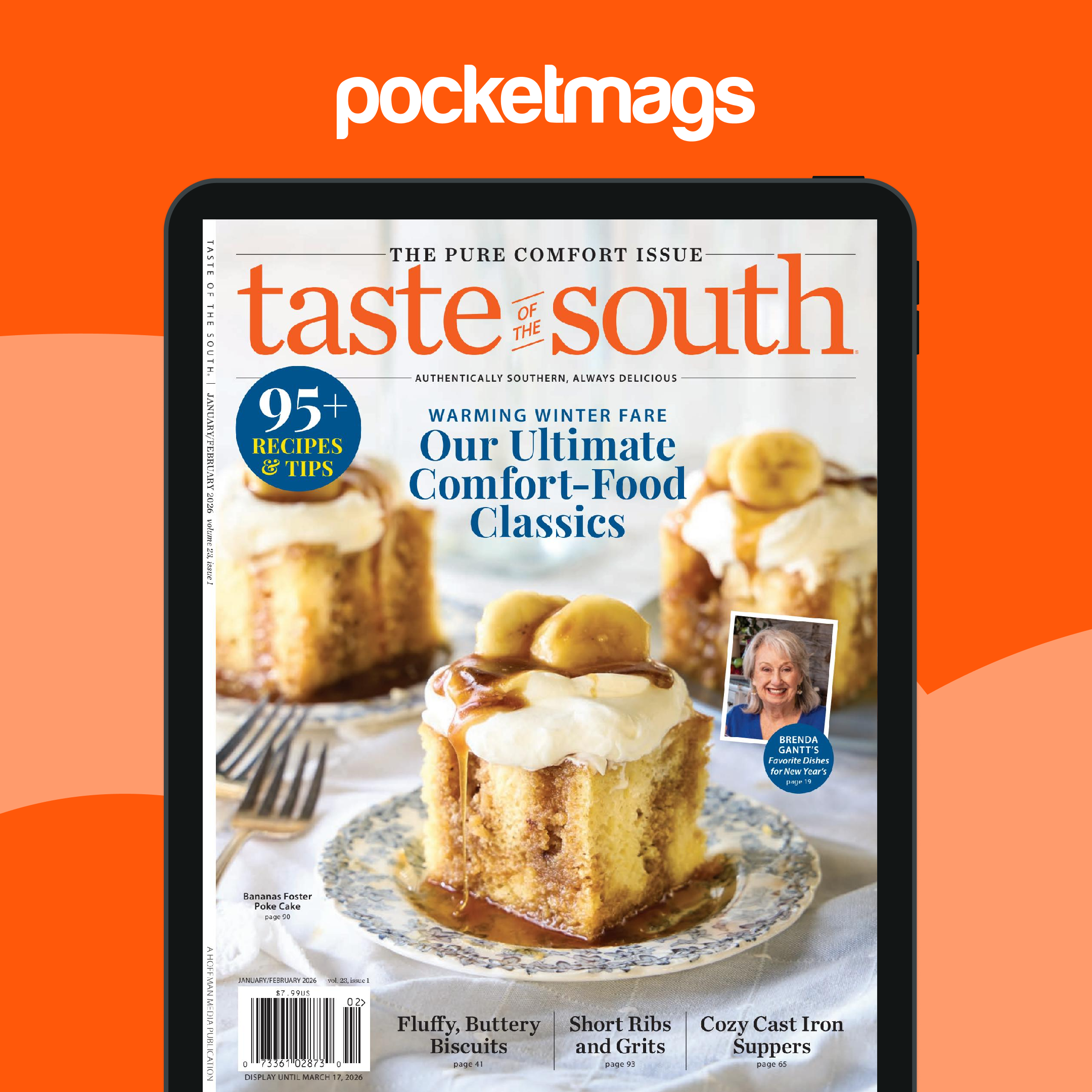 Taste of the South Magazine Subscriptions and January/February