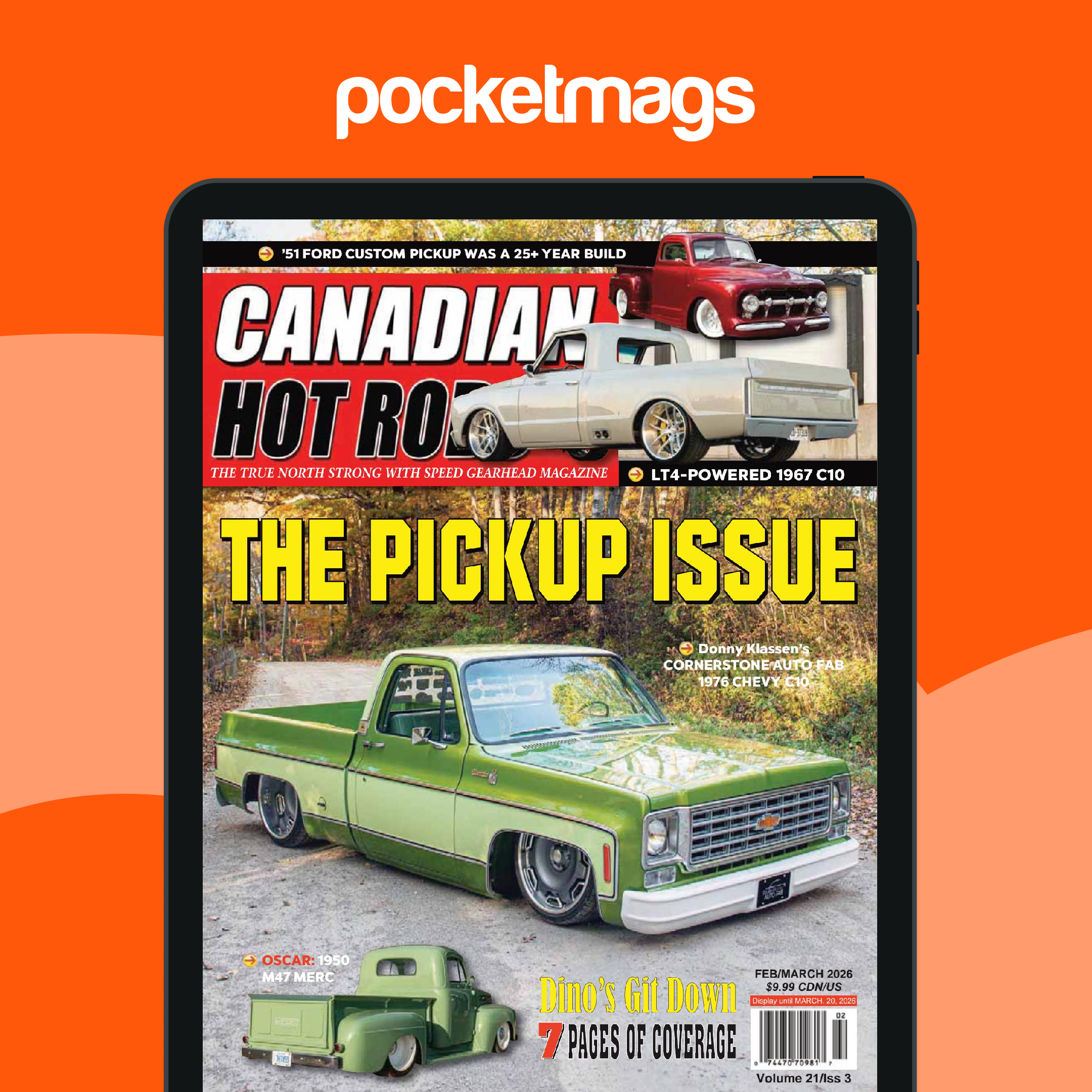 Canadian Hot Rods Magazine Subscriptions and FEB/MARCH 2026 Issue
