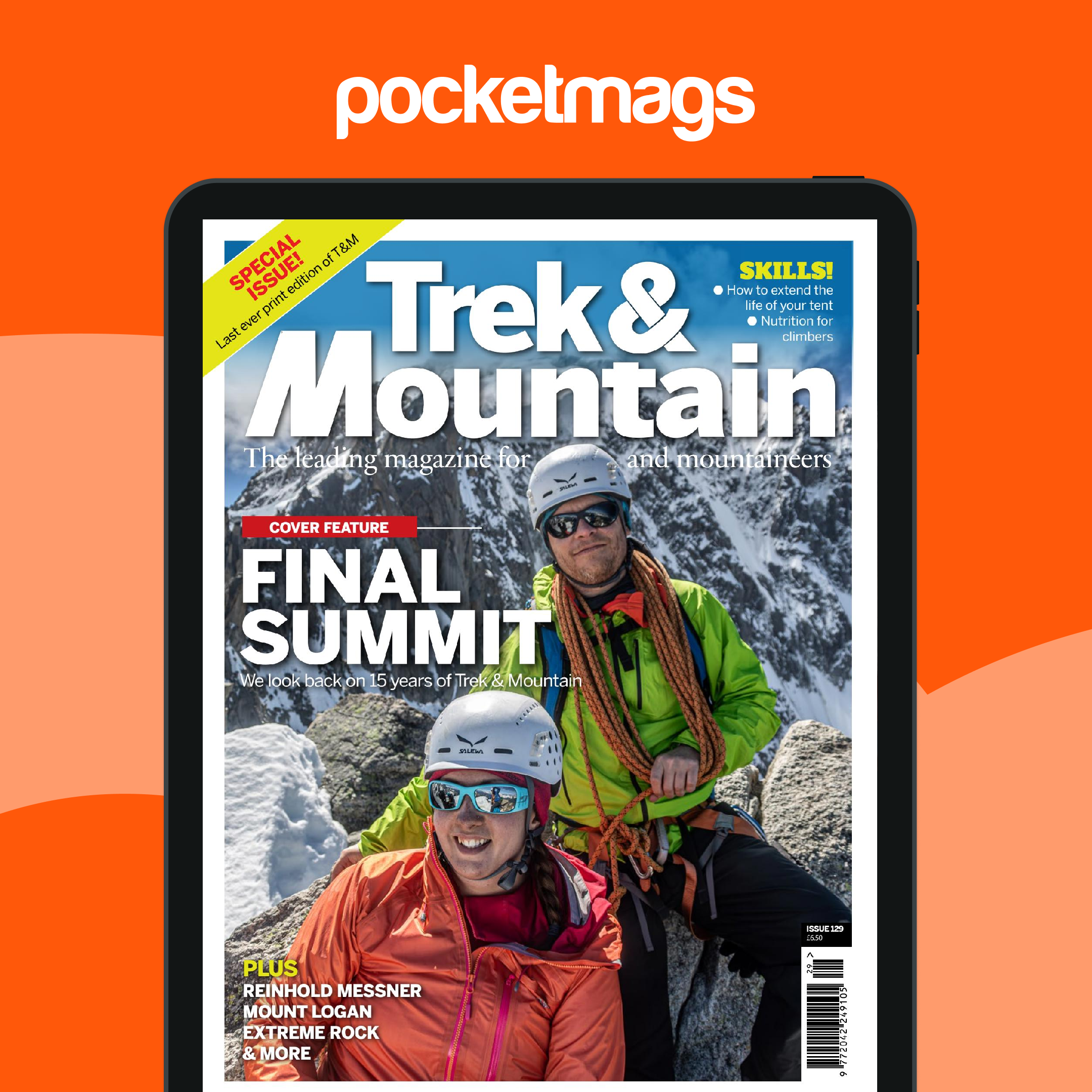 趣味 Mountain Magazine 28,48,40,57,66,76,77 Trek & Mountain Magazine Subscriptions and Issue 129 Issue