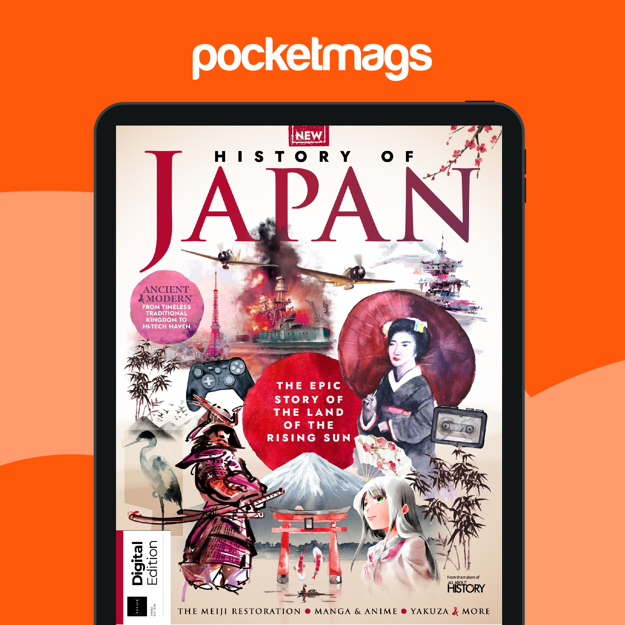 History of War Bookazine - All About History History of Japan Back