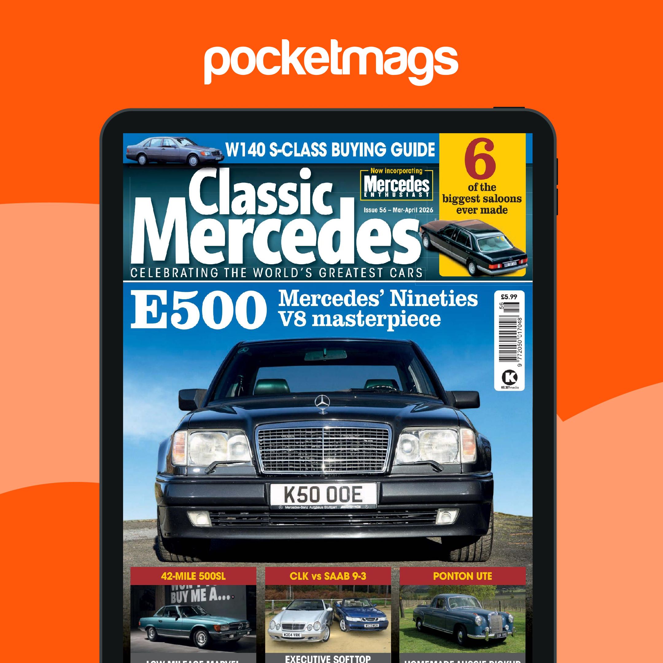 Classic Mercedes Magazine Subscriptions and March/April 2026 Issue