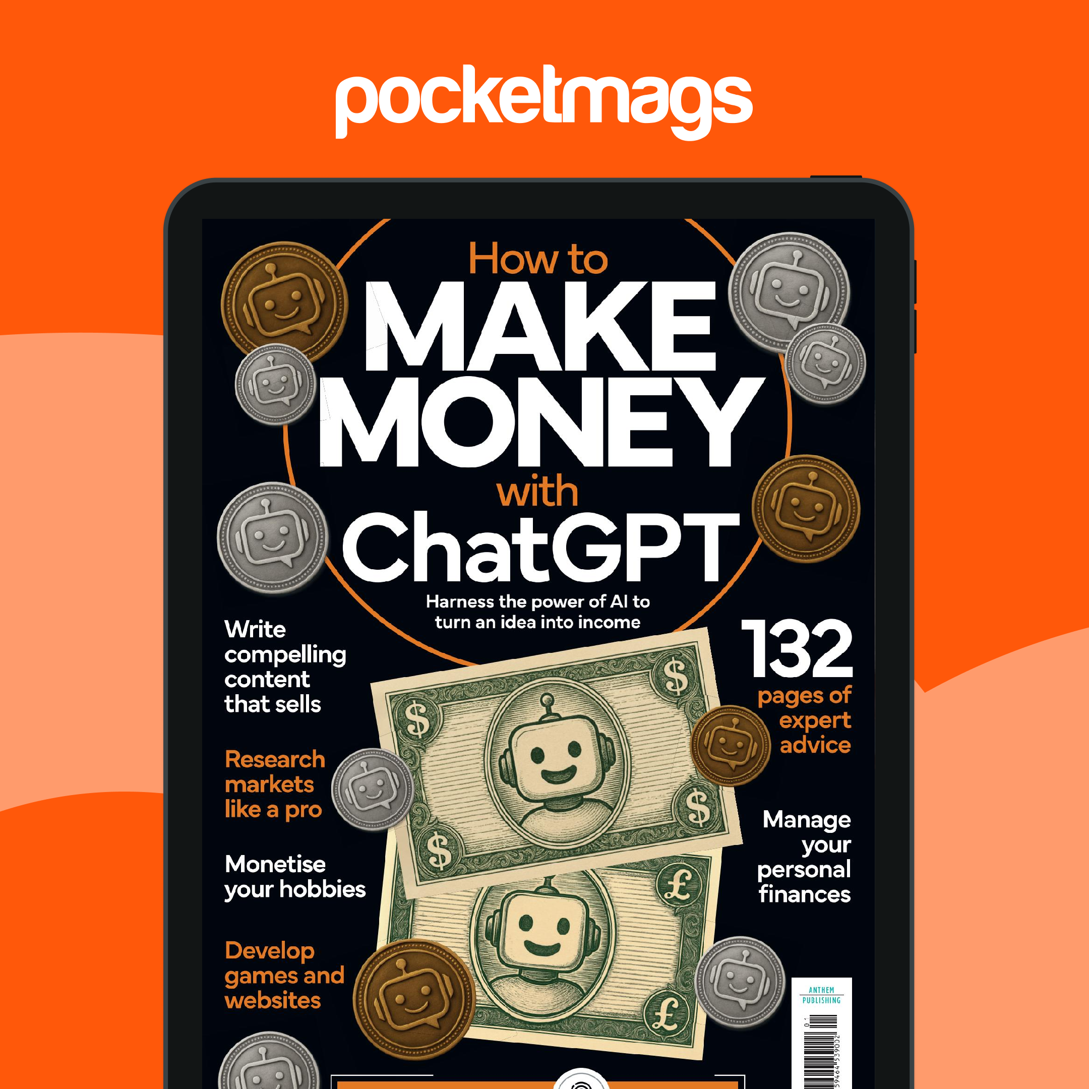 Anthem Tech Guides Magazine - How To Make Money With Chat GPT Back Issue