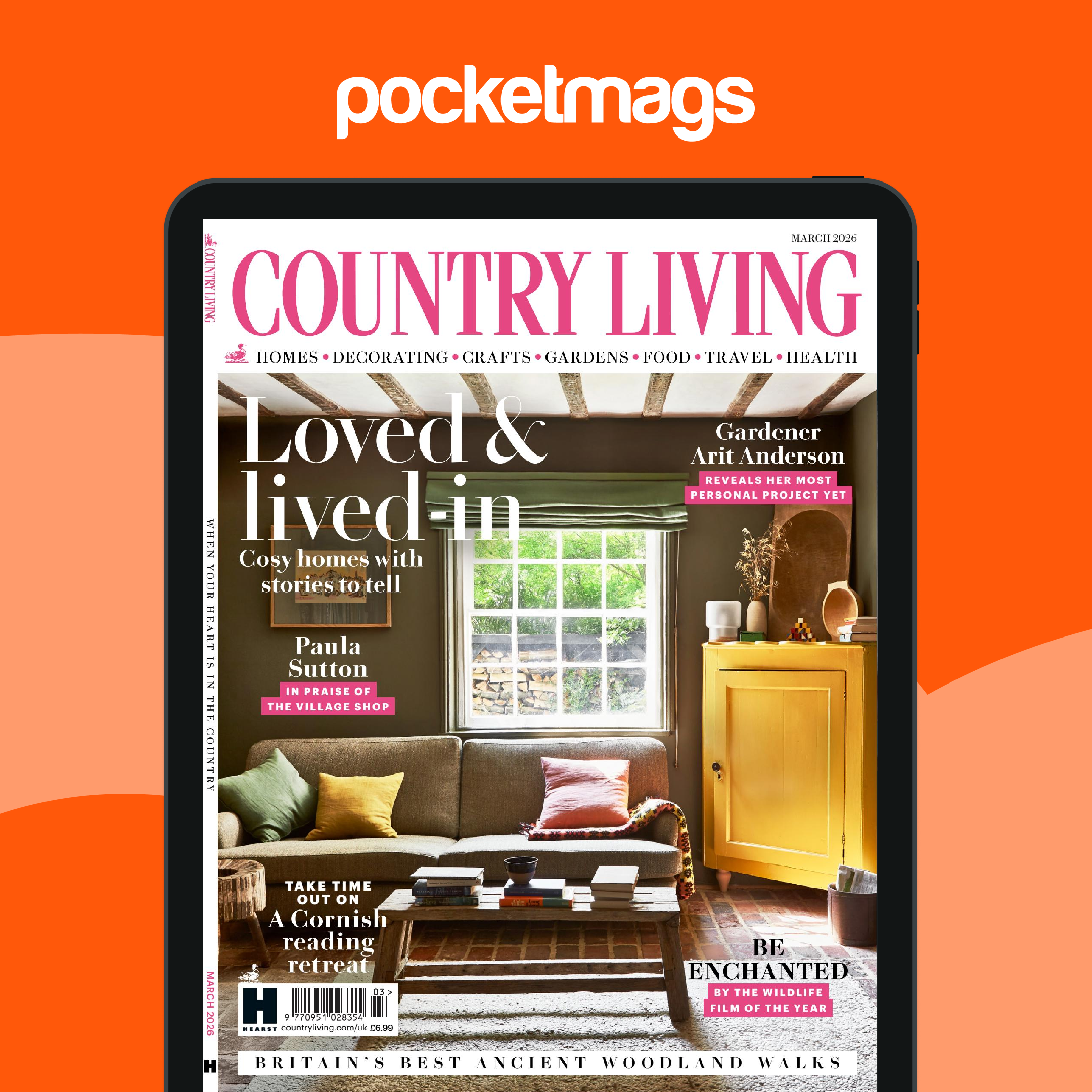 Country Living Magazine Subscriptions and Mar-26 Issue