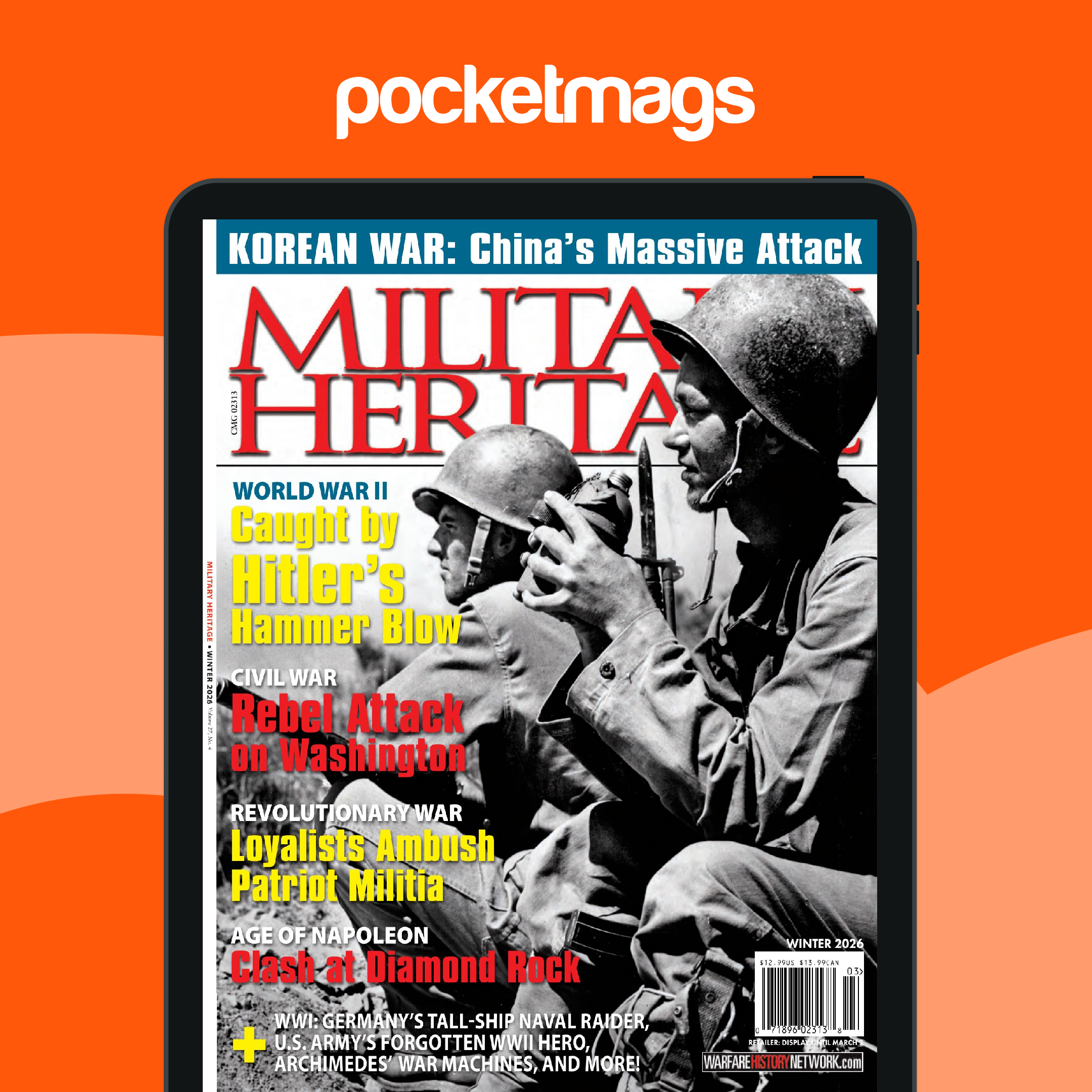 Military Heritage Magazine Subscriptions and Winter 2026 Issue