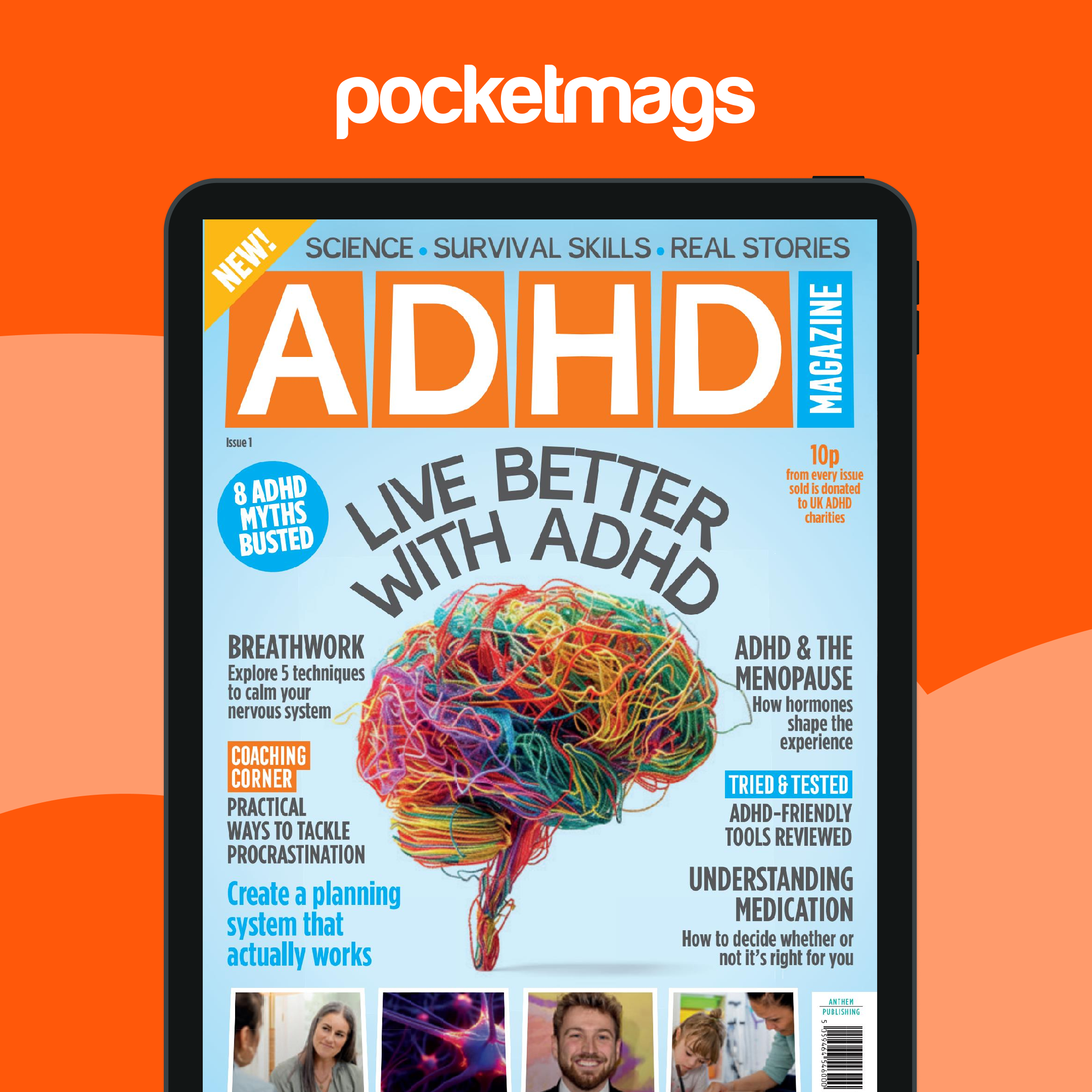 ADHD Magazine Subscriptions and Issue 1 Issue