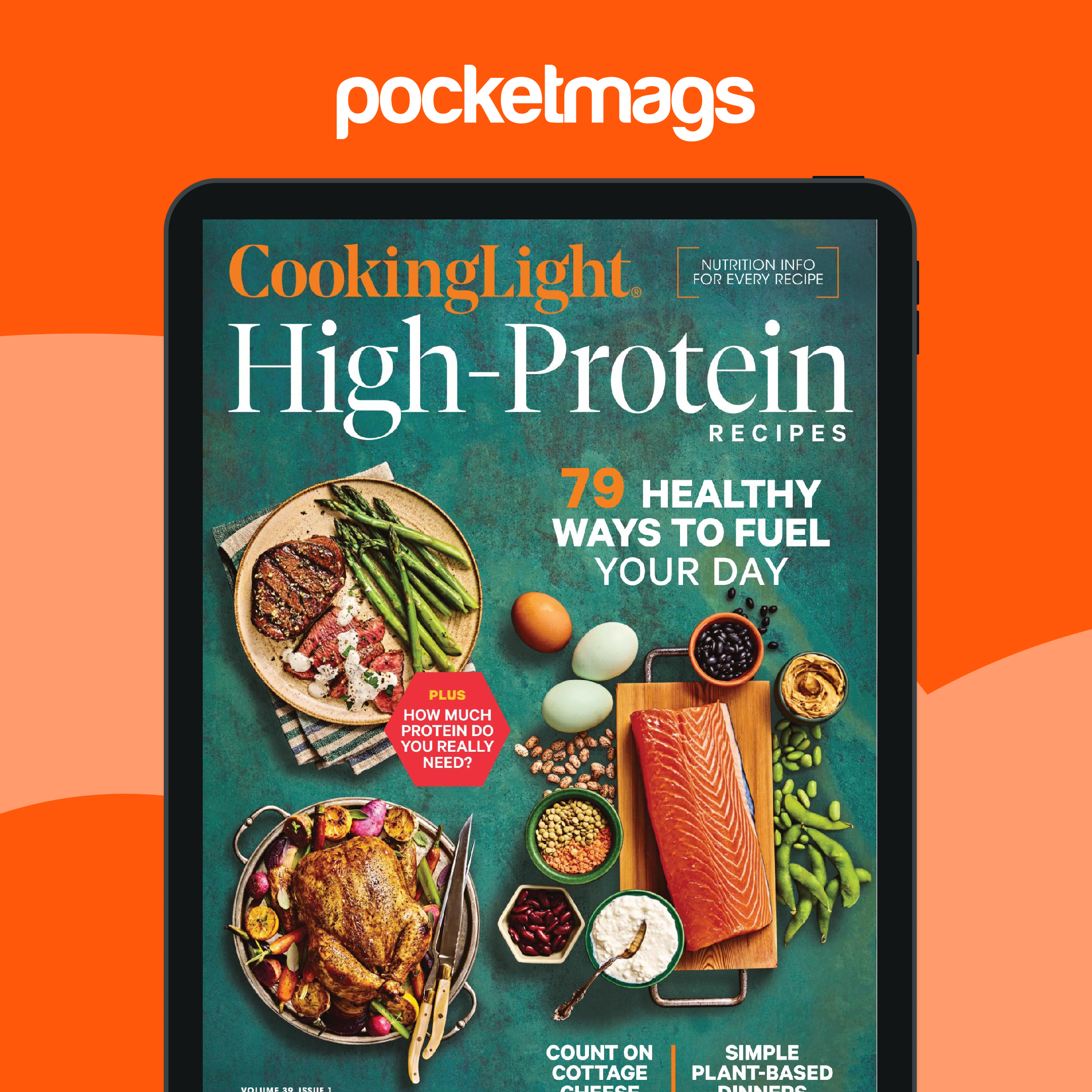 Cooking Light Magazine Subscriptions and High-Protein Recipes Issue
