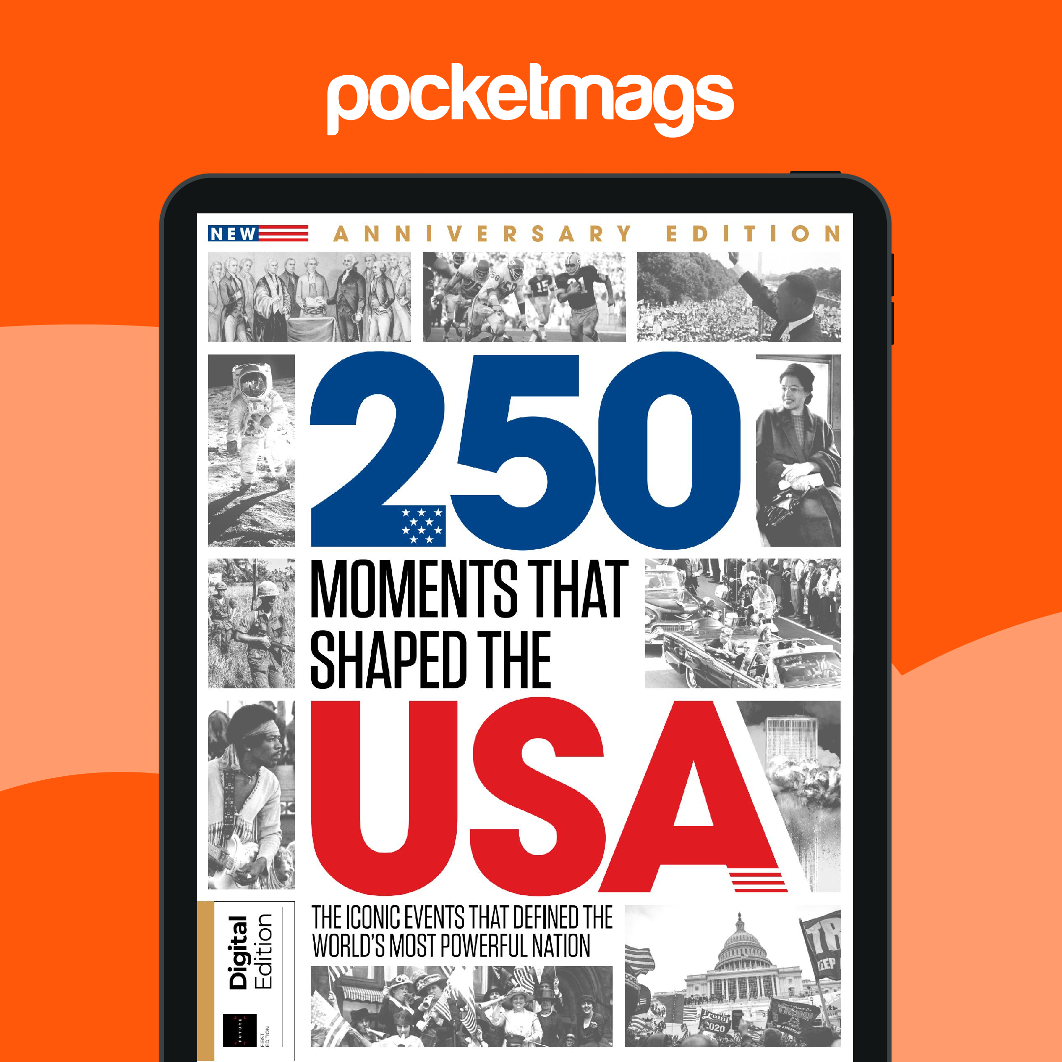 About History Bookazine - 250 Moments That Shaped The USA First Edition ...
