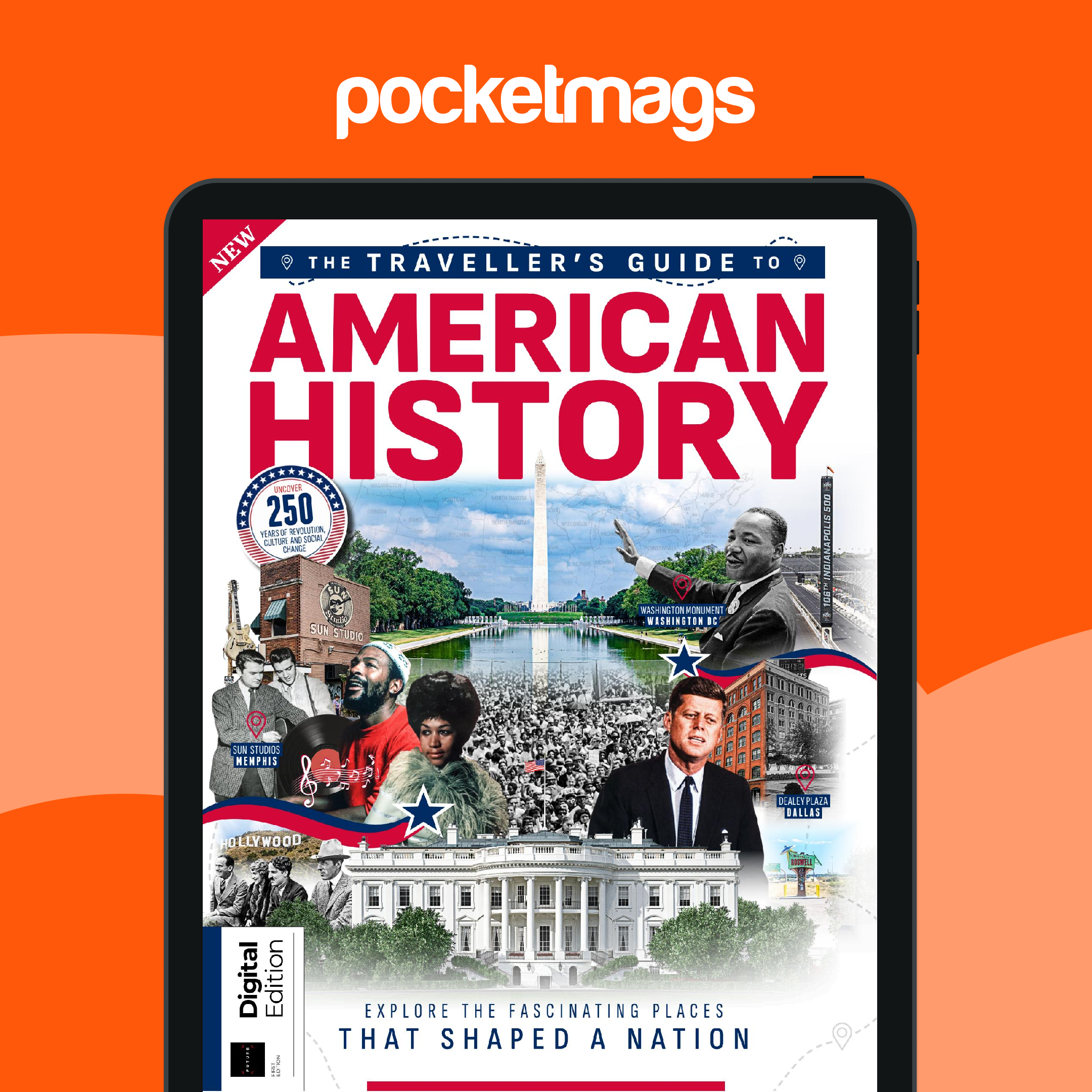About History Bookazine - Traveller's Guide to American History First