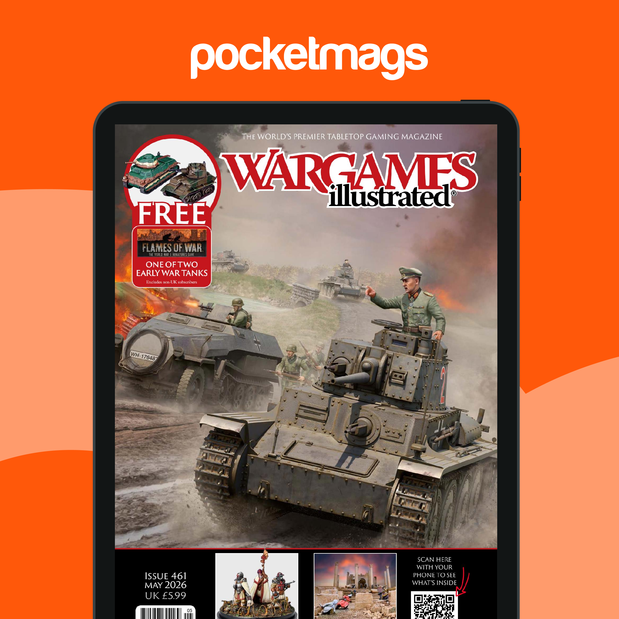 Wargames Illustrated Magazine Subscriptions and Wi461 May 2026 Issue