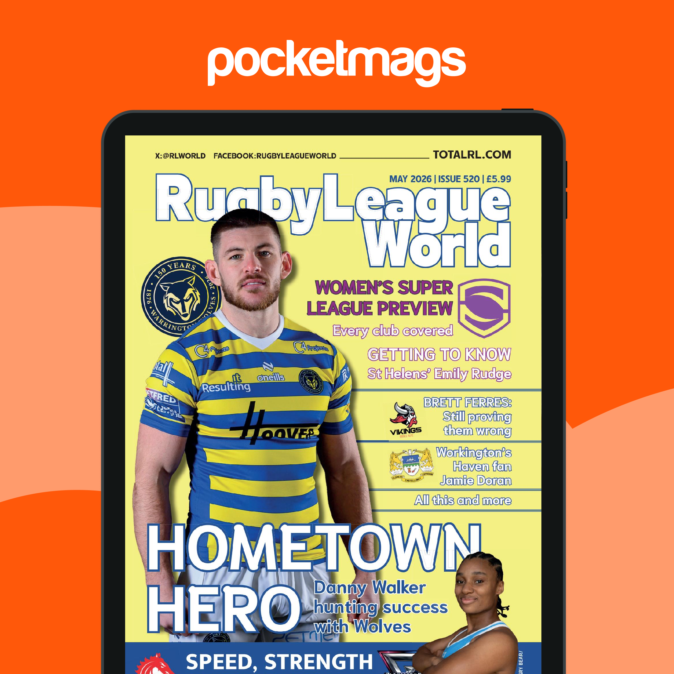 Rugby League World Magazine Subscriptions and 520 Issue