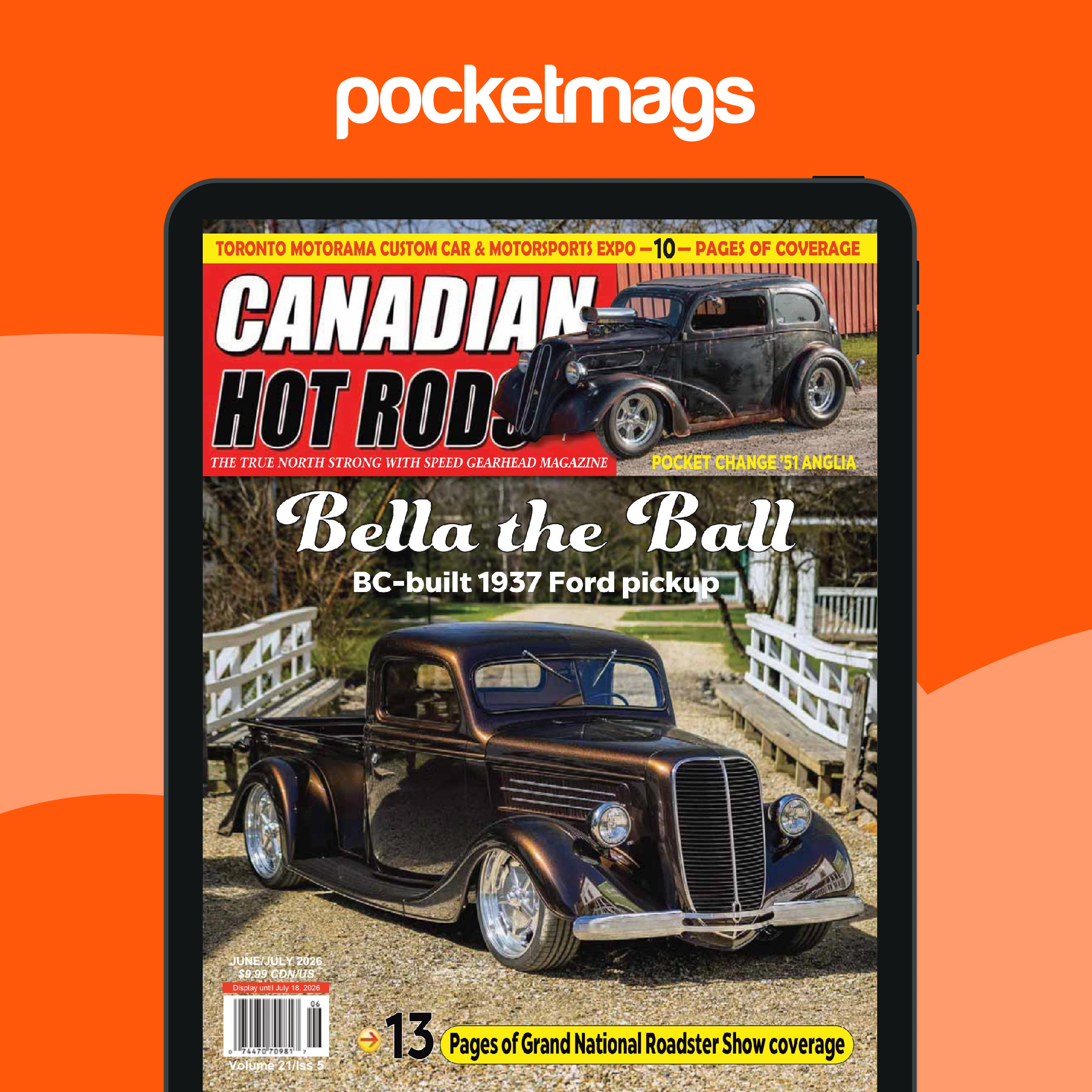 Canadian Hot Rods Magazine Subscriptions and JUNE/JULY 2026 Issue
