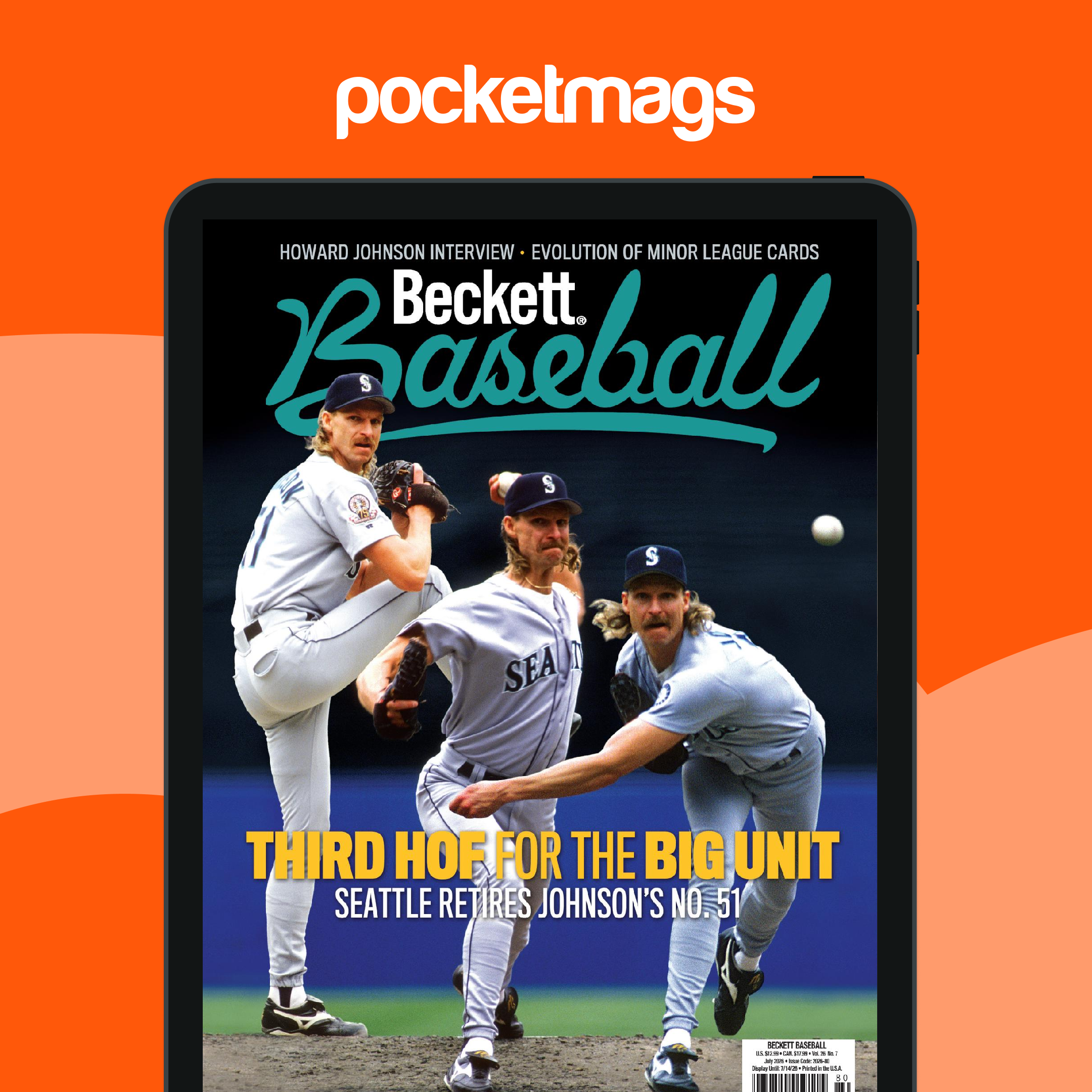 Beckett Baseball Magazine Subscriptions and 2026-80 (Baseball-Jul