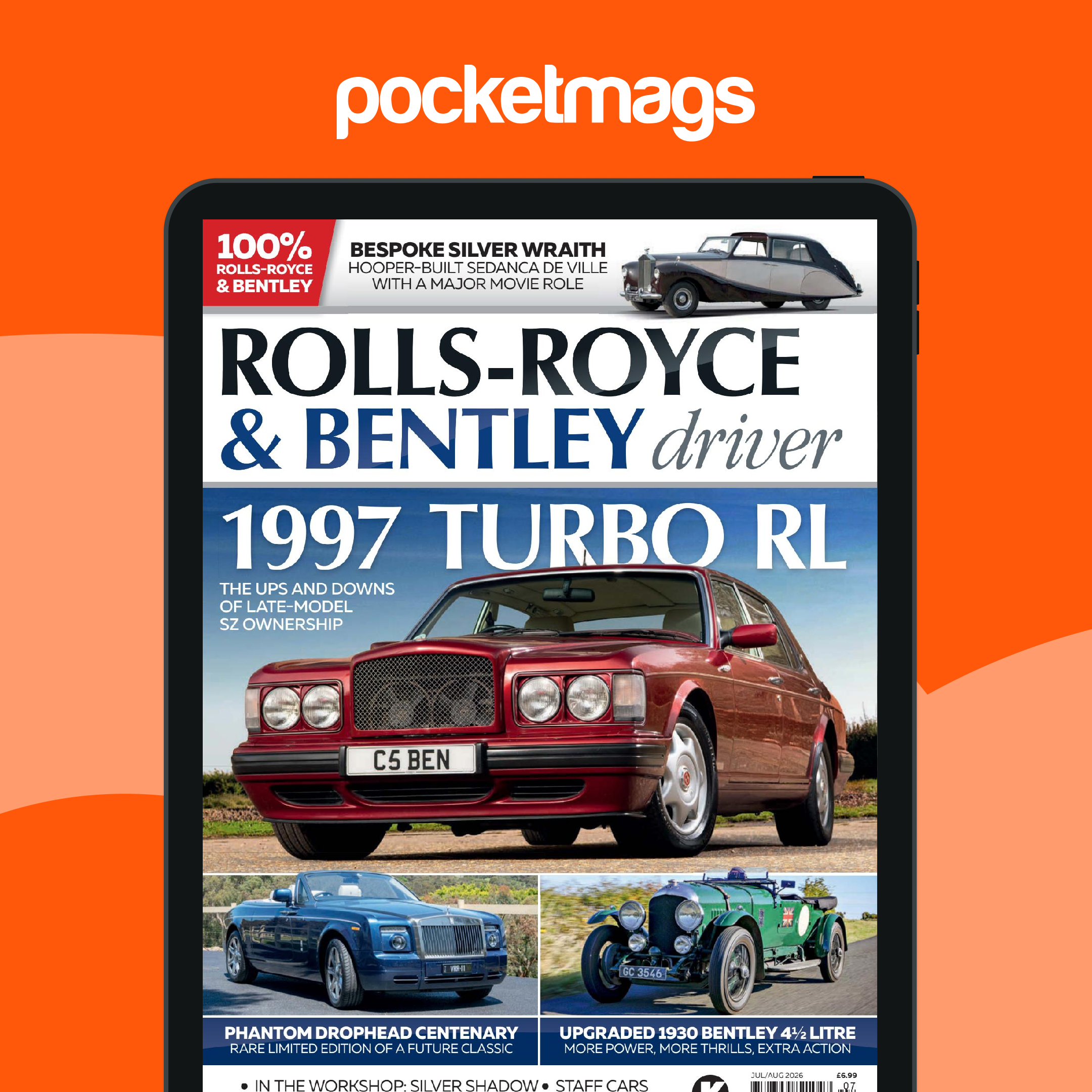 Rolls-Royce & Bentley Driver Magazine Subscriptions and Jul/Aug