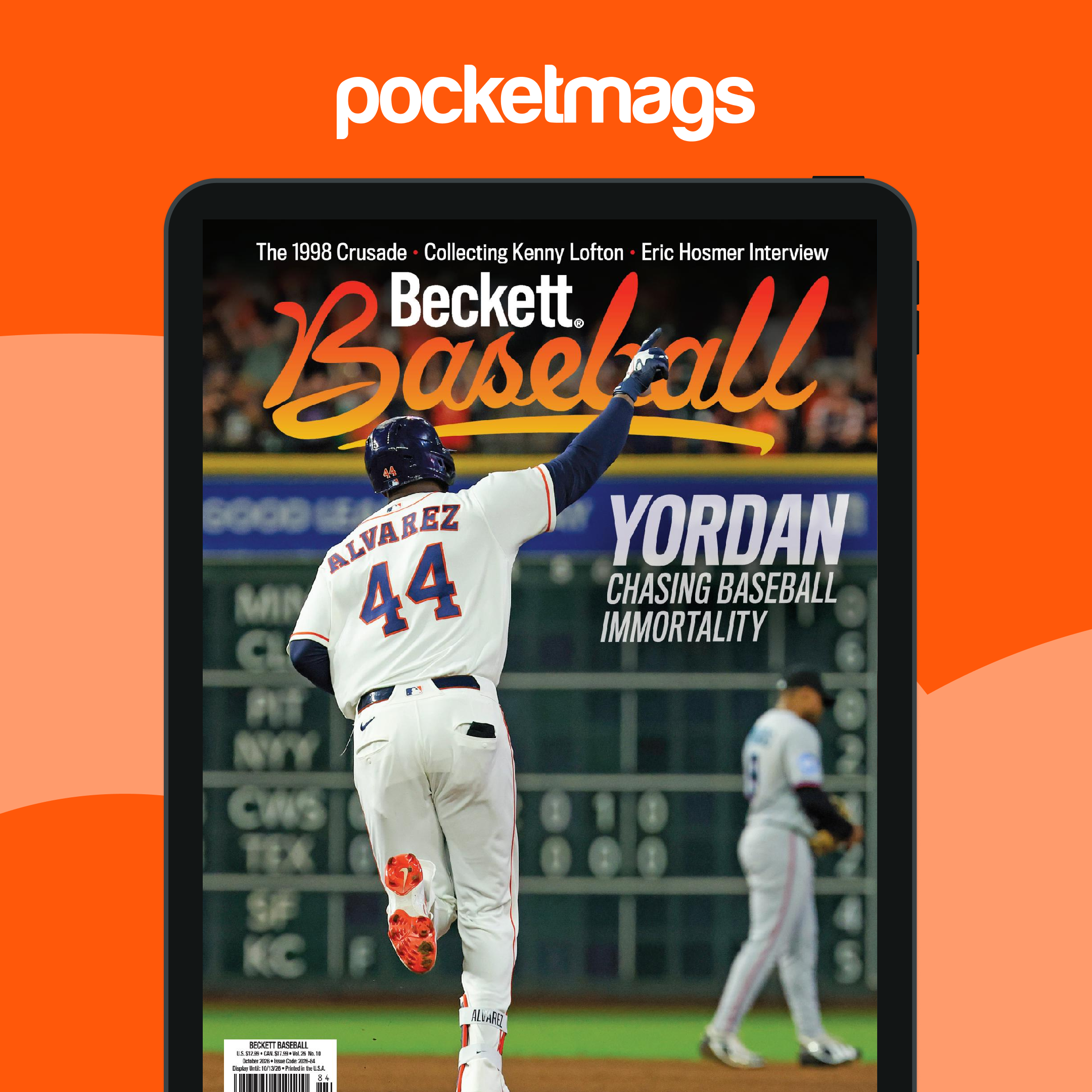 Beckett Baseball Magazine Subscriptions and 2026-84 (Baseball-Oct