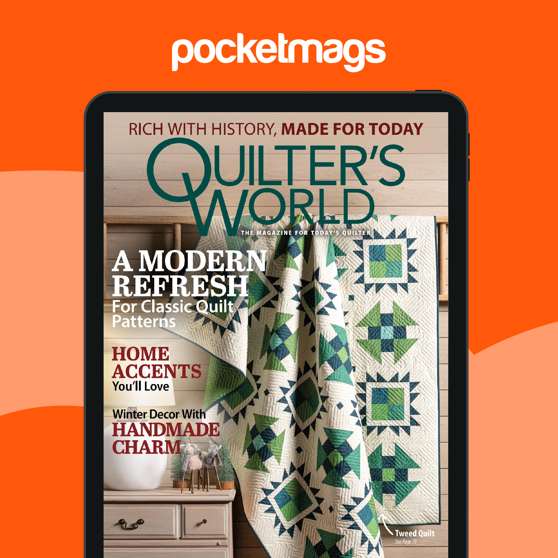 Quilter's World Magazine Subscriptions and Winter 2026 Issue