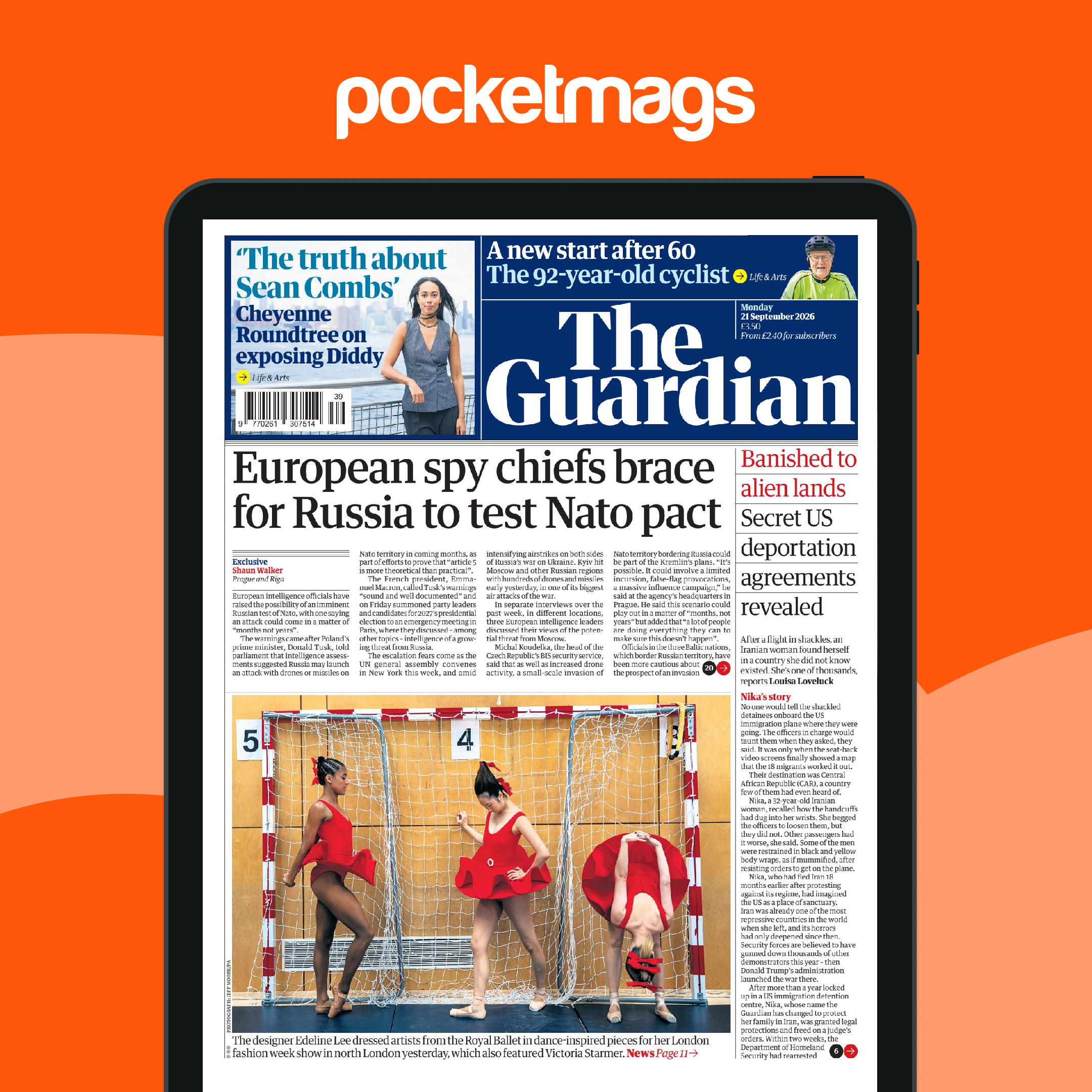 The Guardian Newspaper - Monday, 21 September 2026 Back Issue