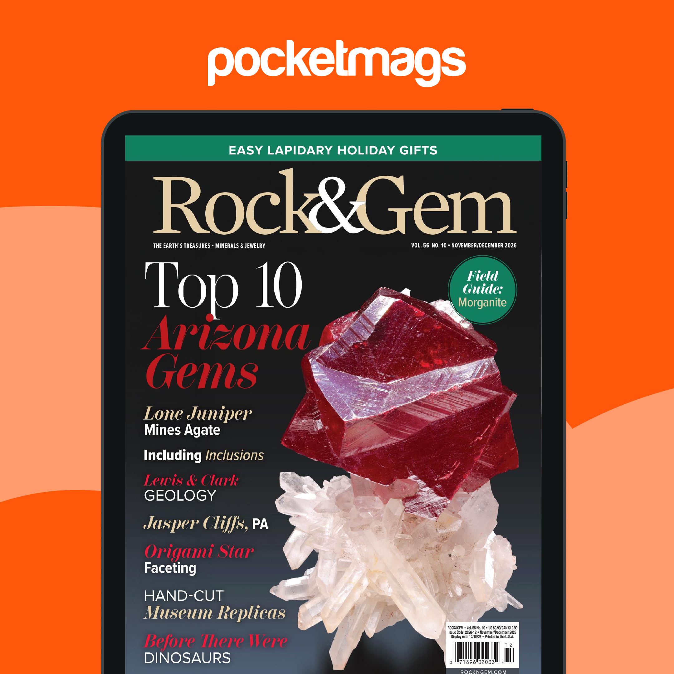 Rock&Gem Magazine Subscriptions and 2026-12 (Nov/Dec) Issue