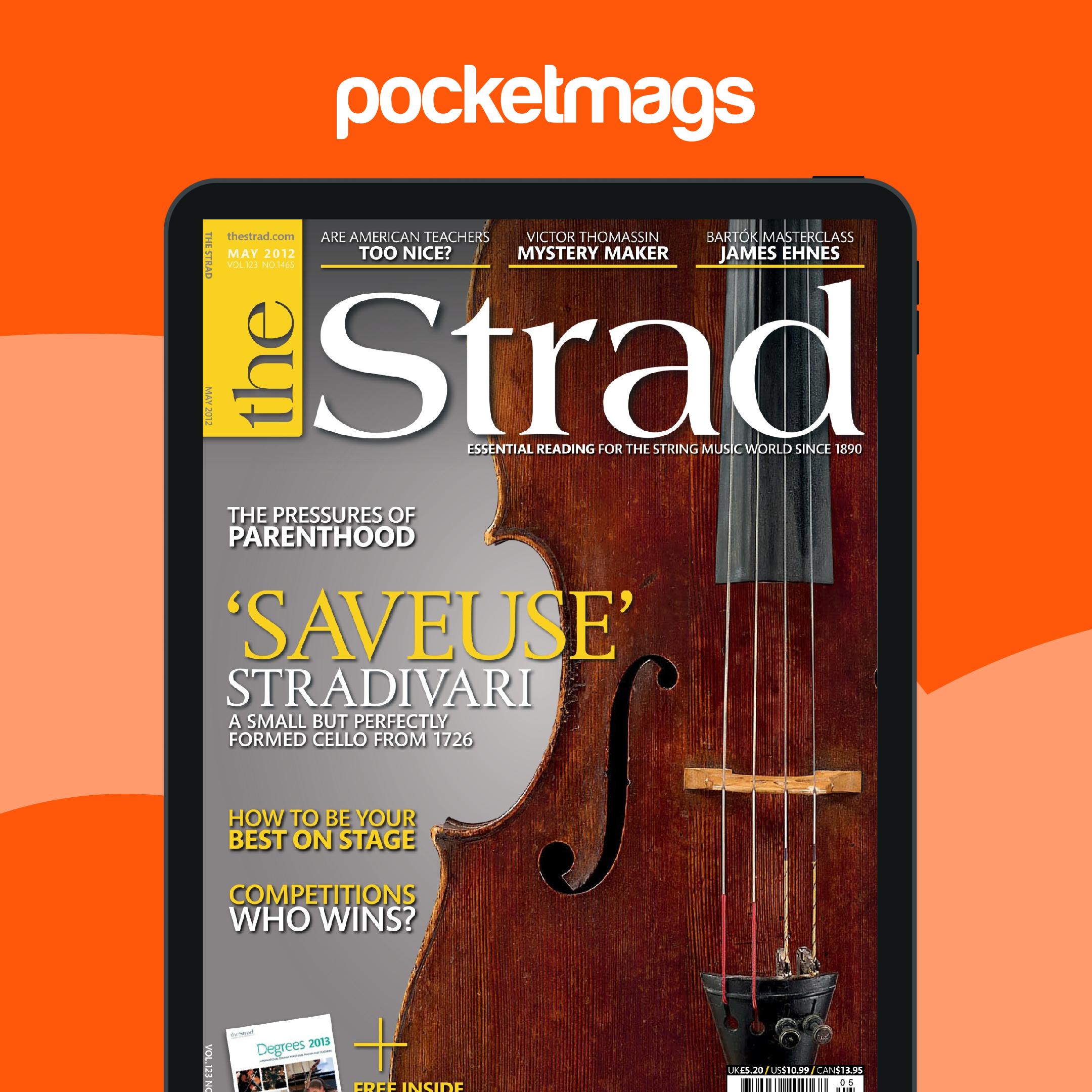 The Strad Magazine - May 2012 and Degrees 2012-13 supplement Back Issue