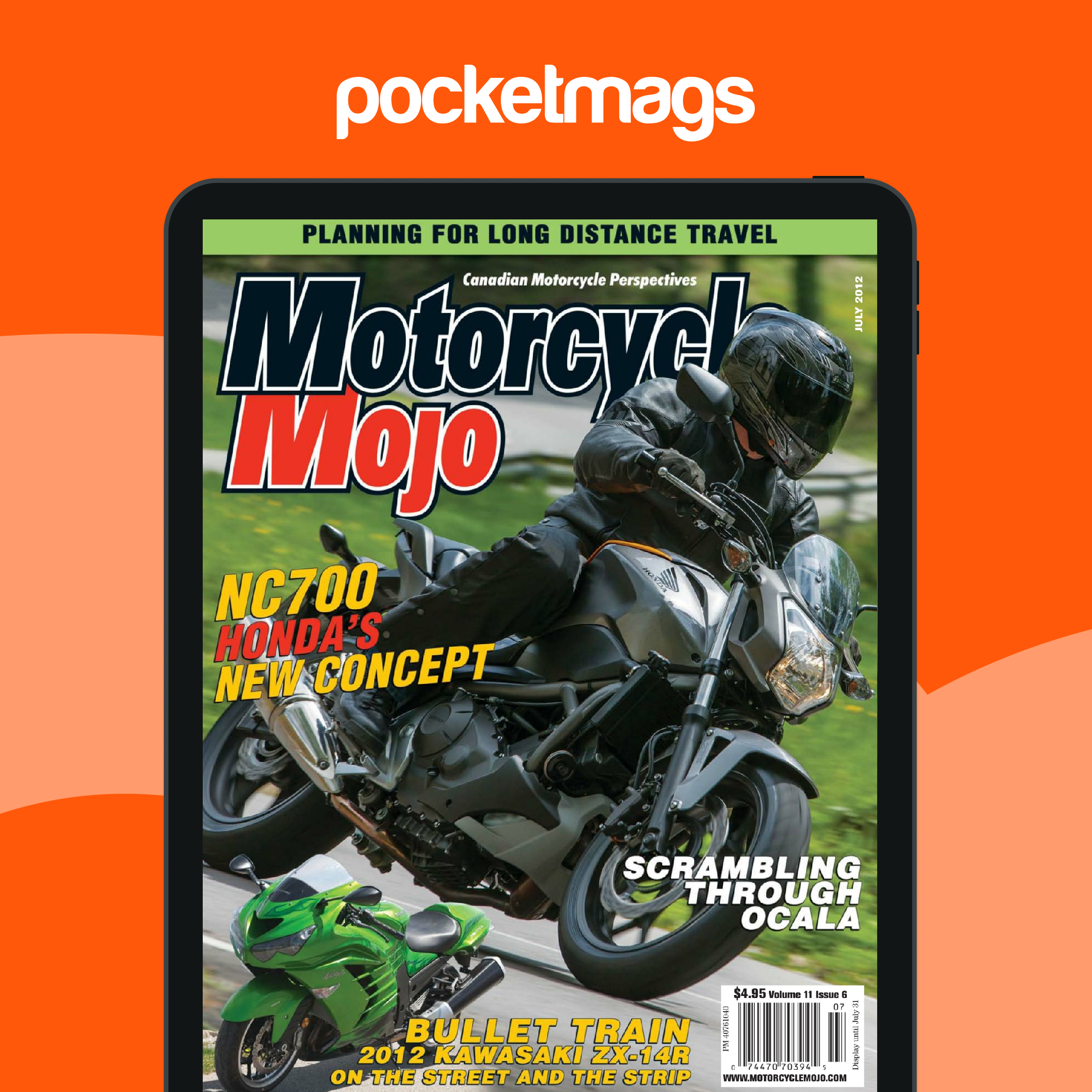 ★決算特価商品★ Motorcycle Issue Back 2012 July - Magazine Mojo テーブル・チェア・ハンモック