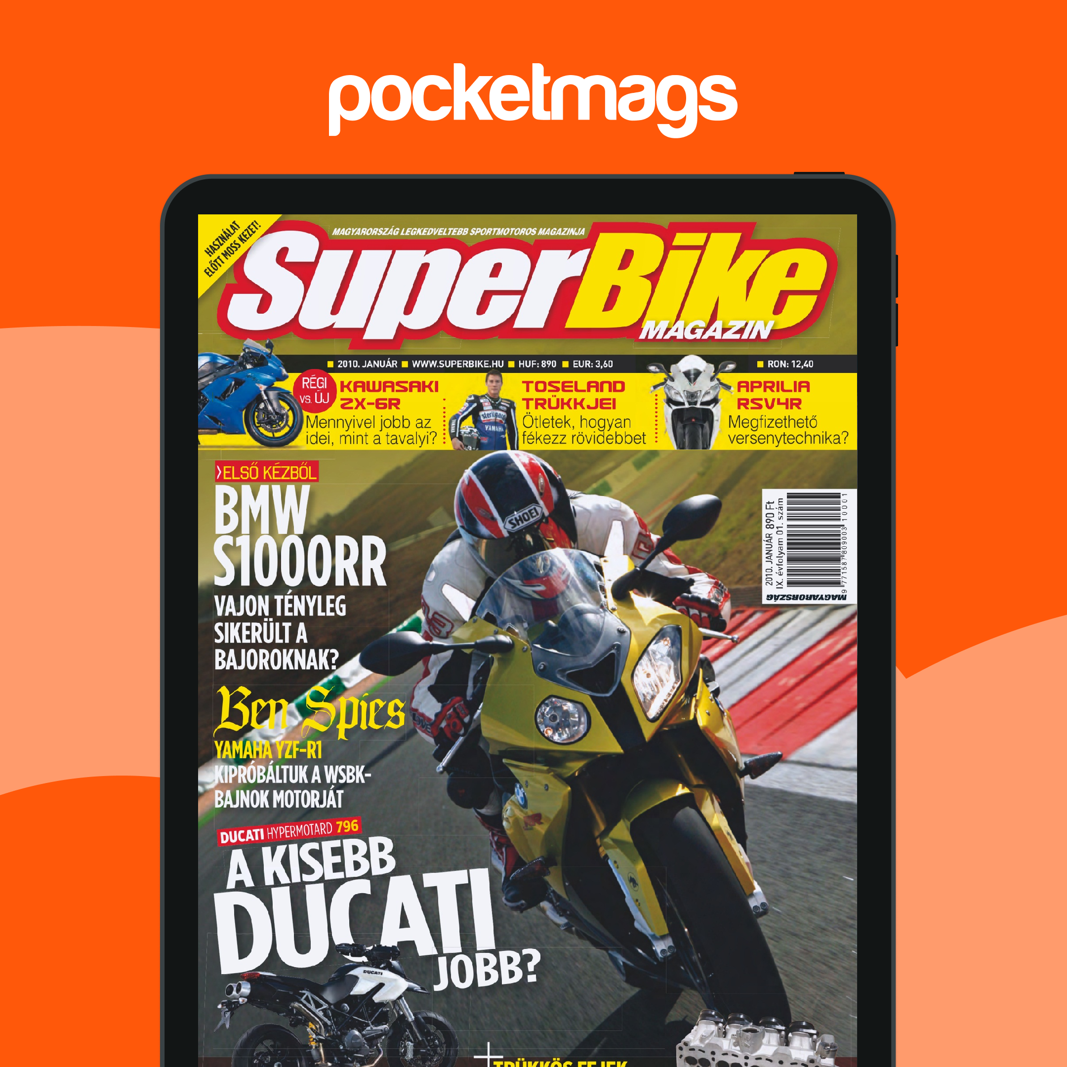 musica様 SuperBike Hungary Magazine - January 2010 Back Issue