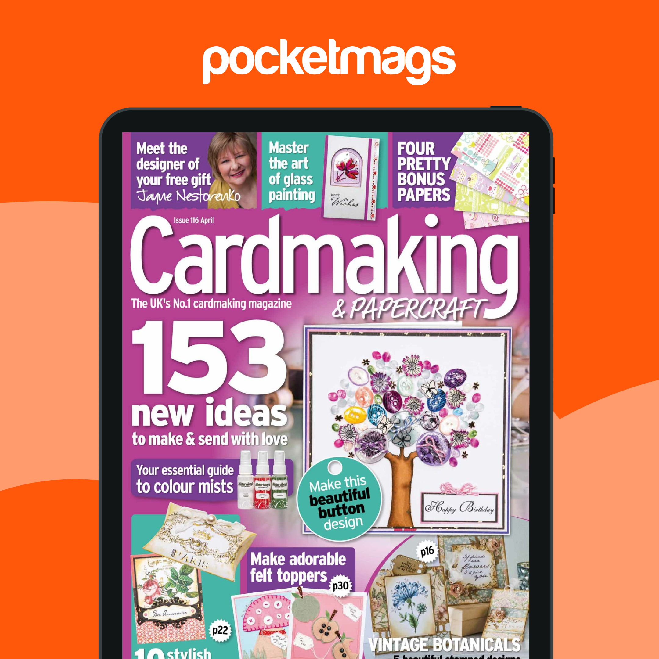 Cardmaking & Papercraft Magazine - April2013 Edición anterior