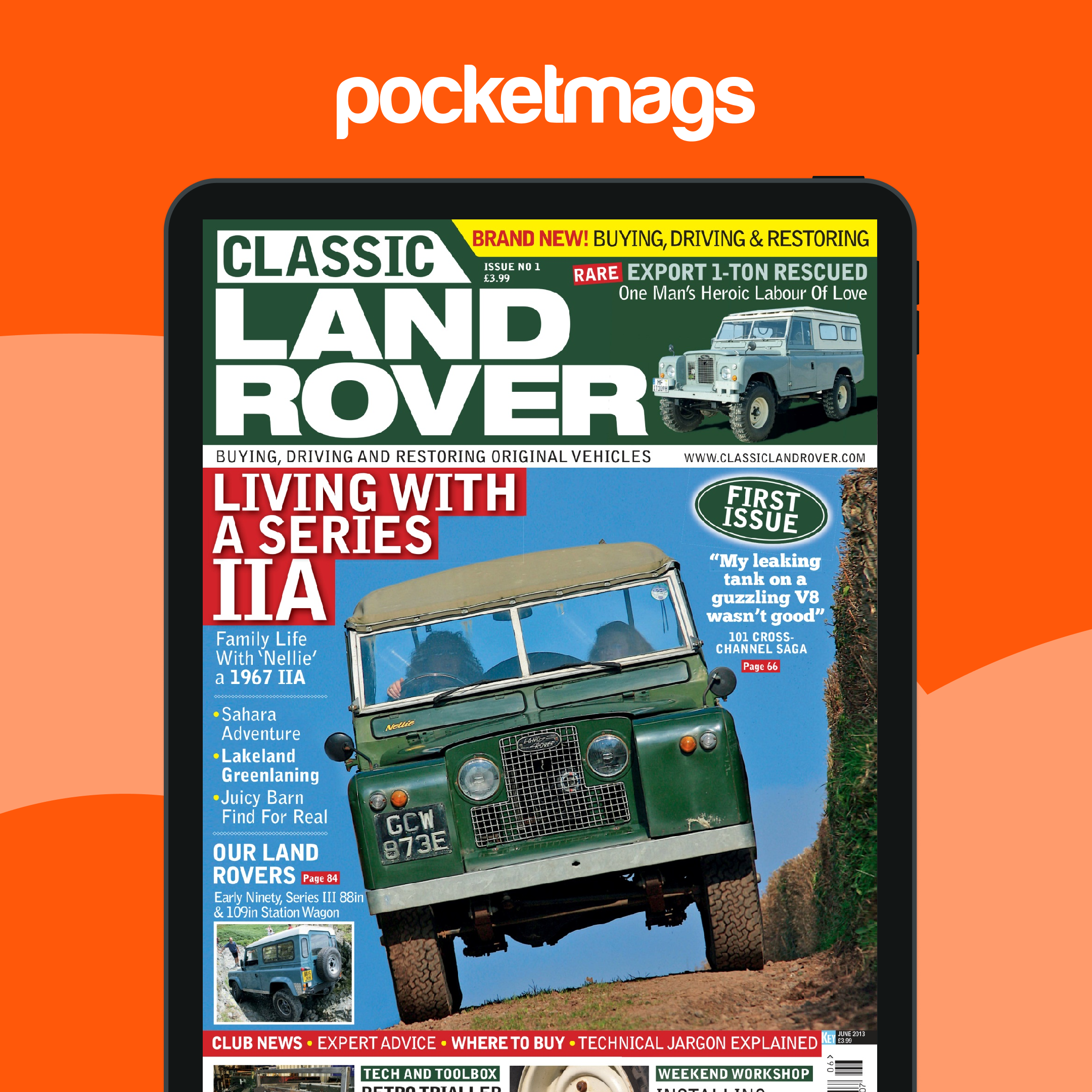 Range Rover Register Magazine Classic Land Rover Magazine - Issue 1 Back Issue