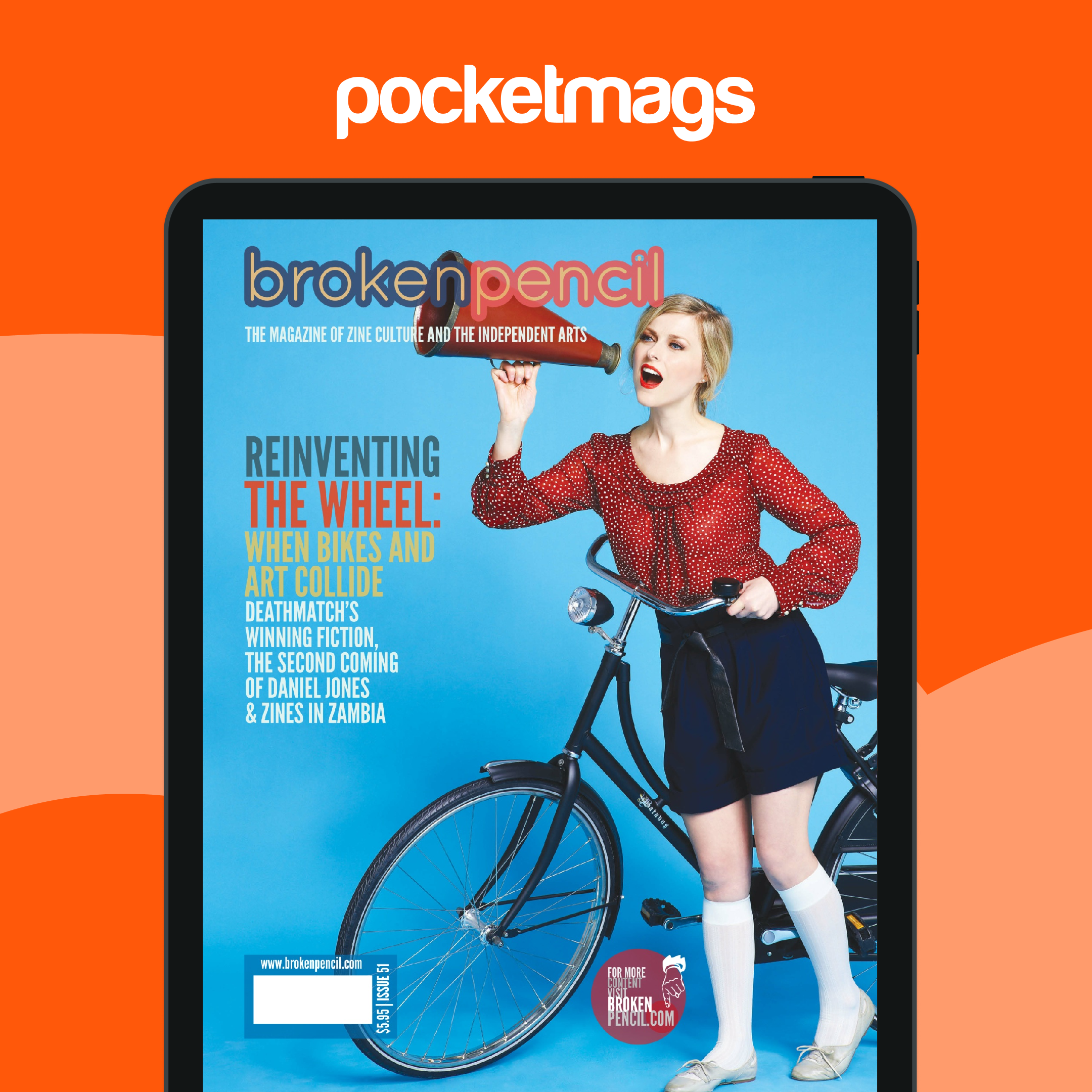 Broken Pencil Magazine - Issue 51 - Spring, Bikes and Art Edição anterior