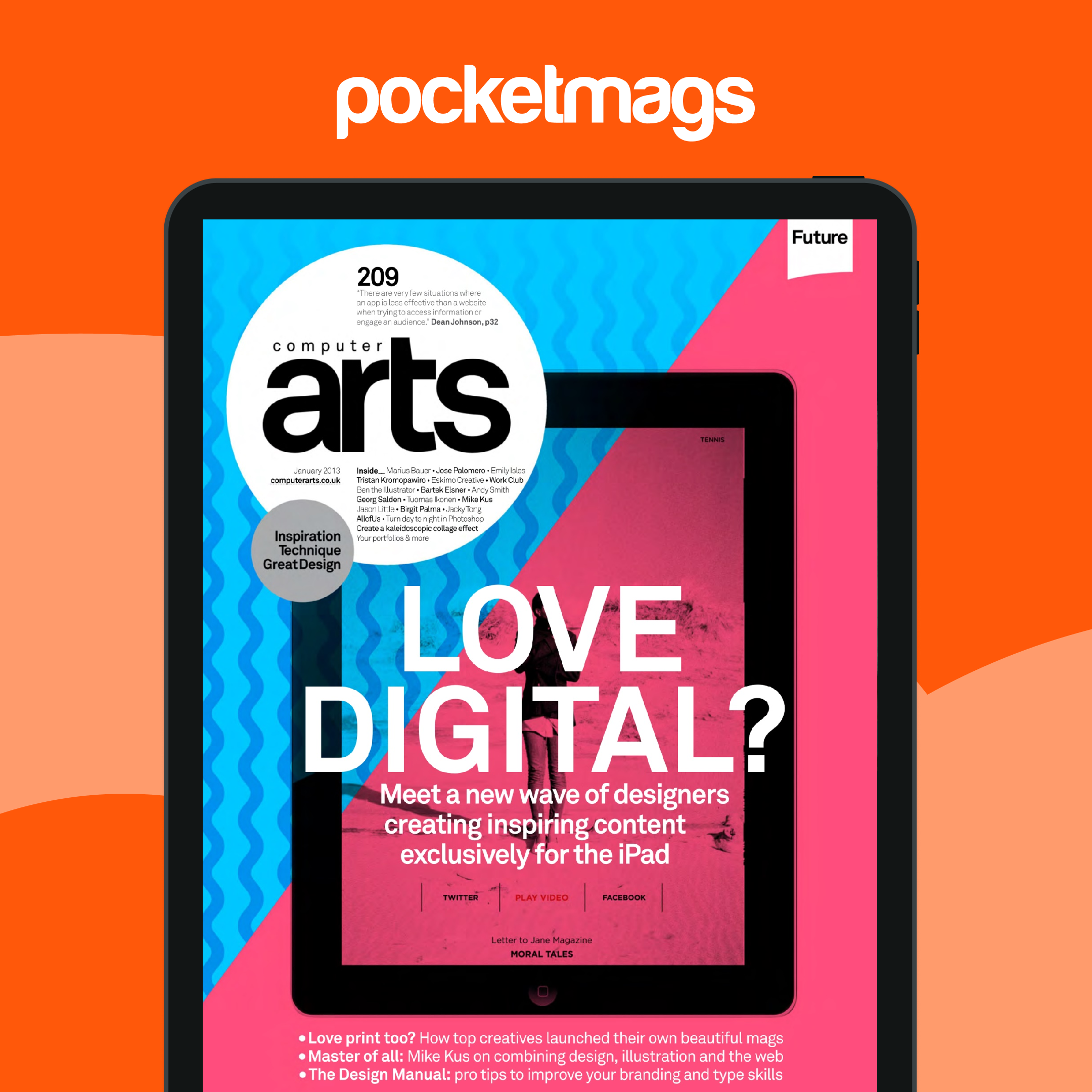 Computer Arts Magazine - January 2013 Back Issue, image size:2160x2160