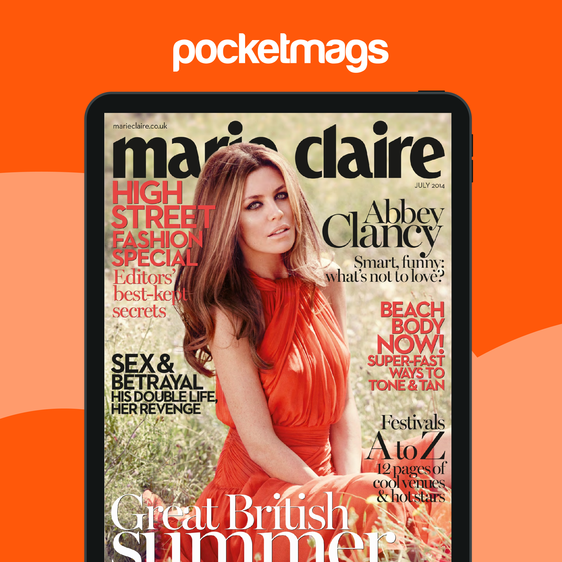 Marie Claire Magazine - July 2014 Back Issue