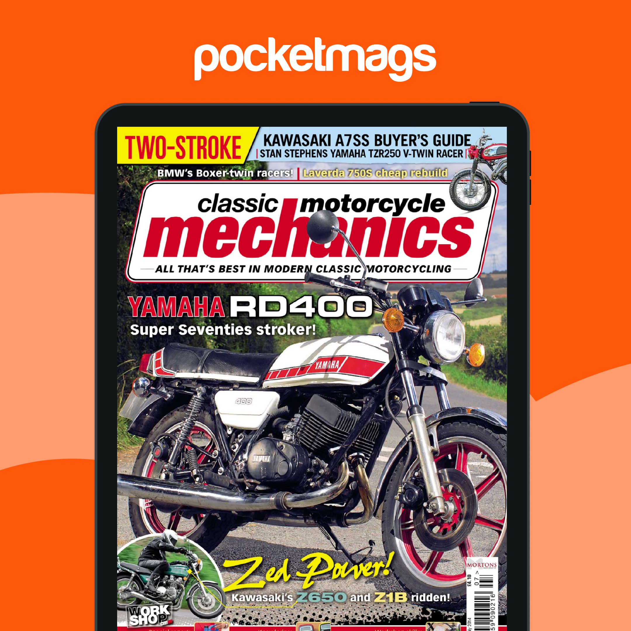Classic Motorcycle Mechanics Magazine - July 2014 Back Issue