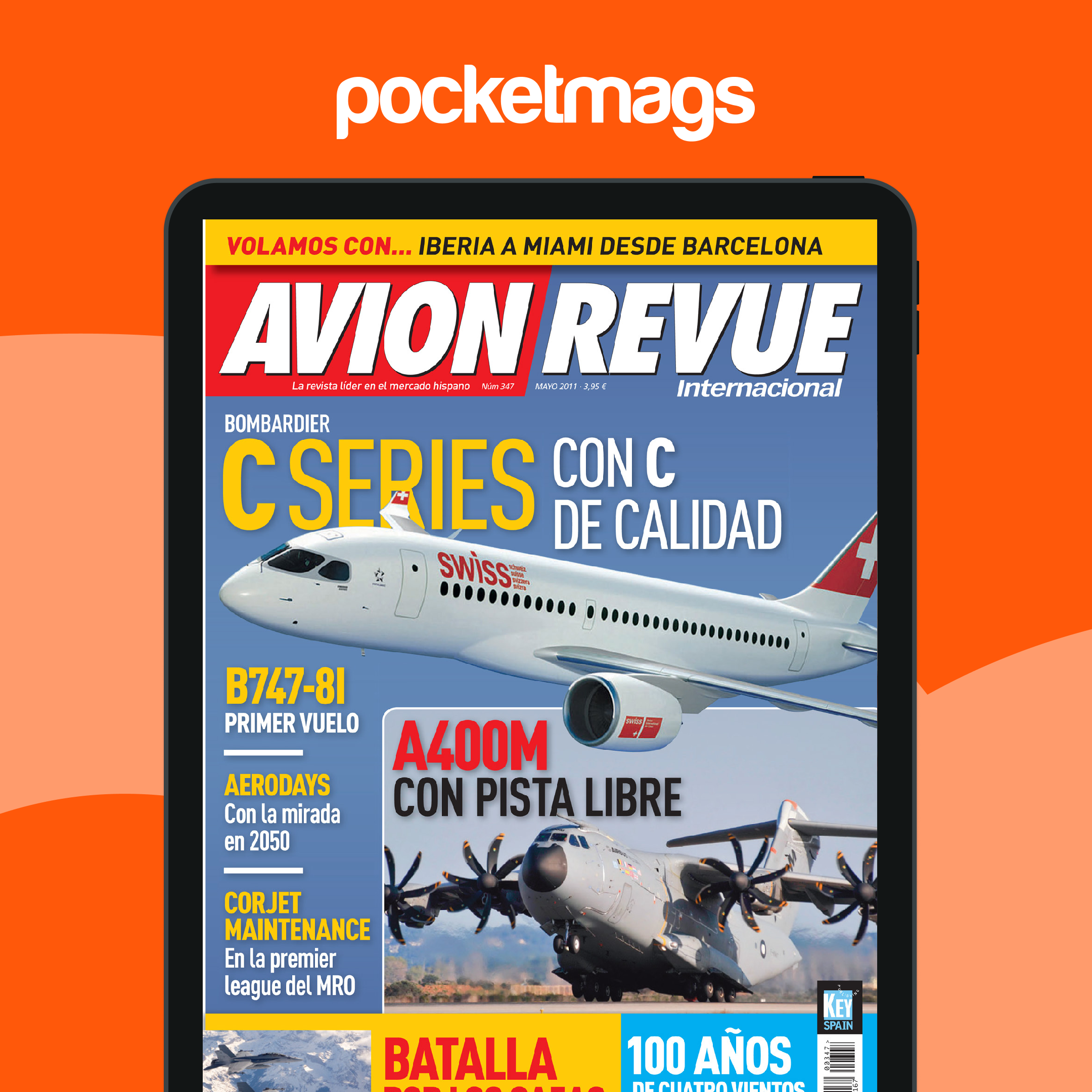 Avion Revue Internacional Magazine - Numero 347 Mayo 2011 Edición anterior
