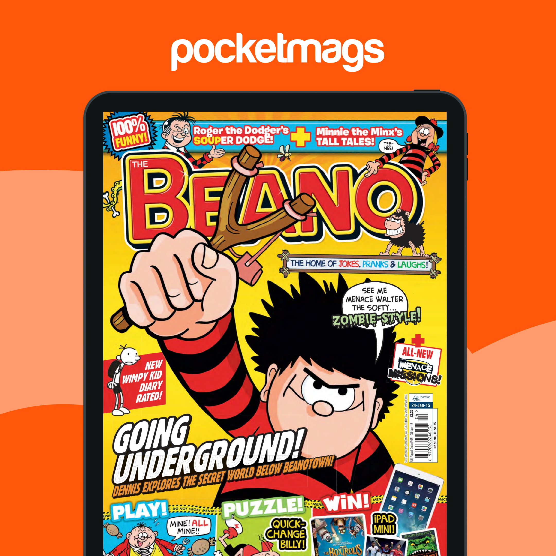 Beano Magazine - 24th January 2015 Back Issue