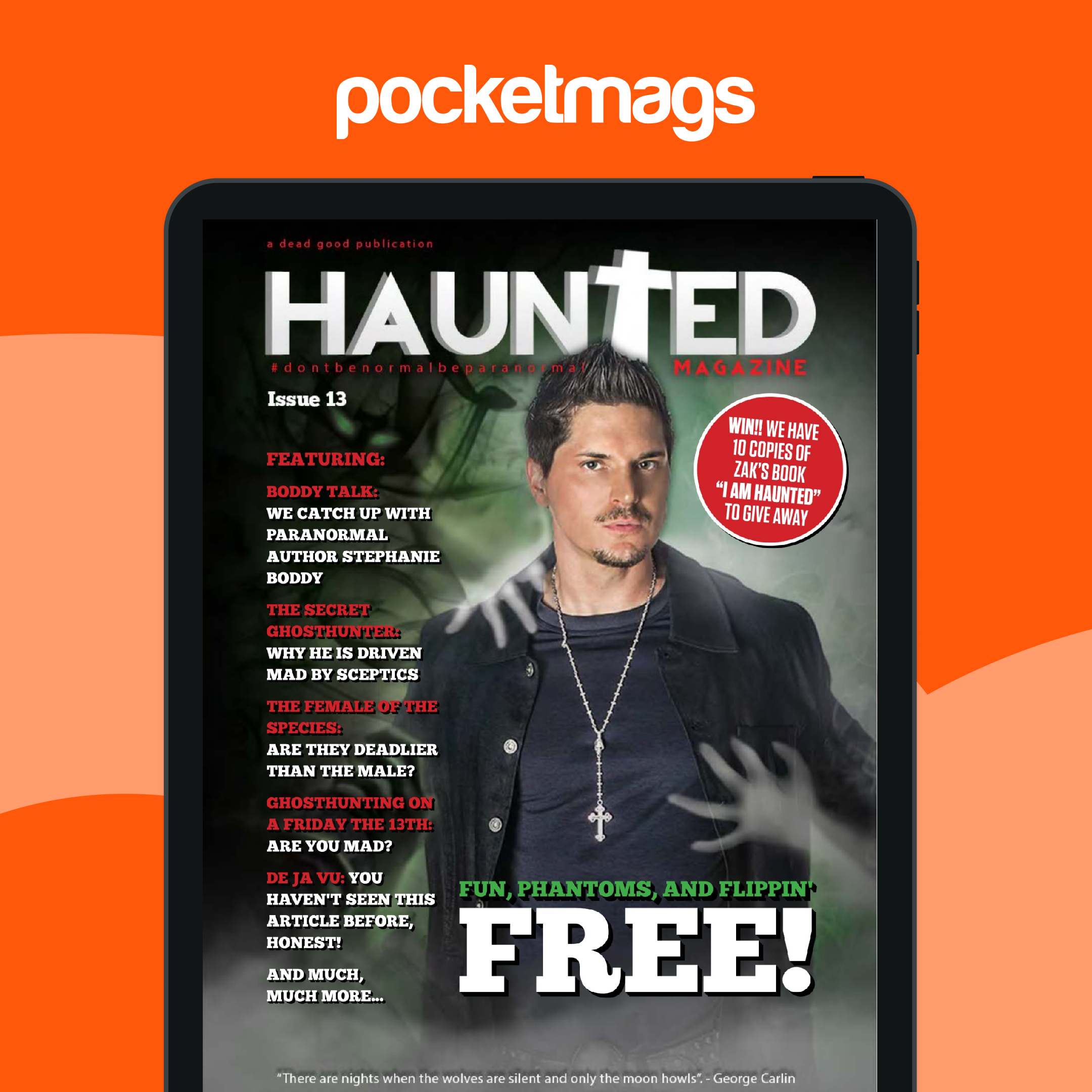 Haunted Magazine - Issue 13 with Zak Bagans Back Issue