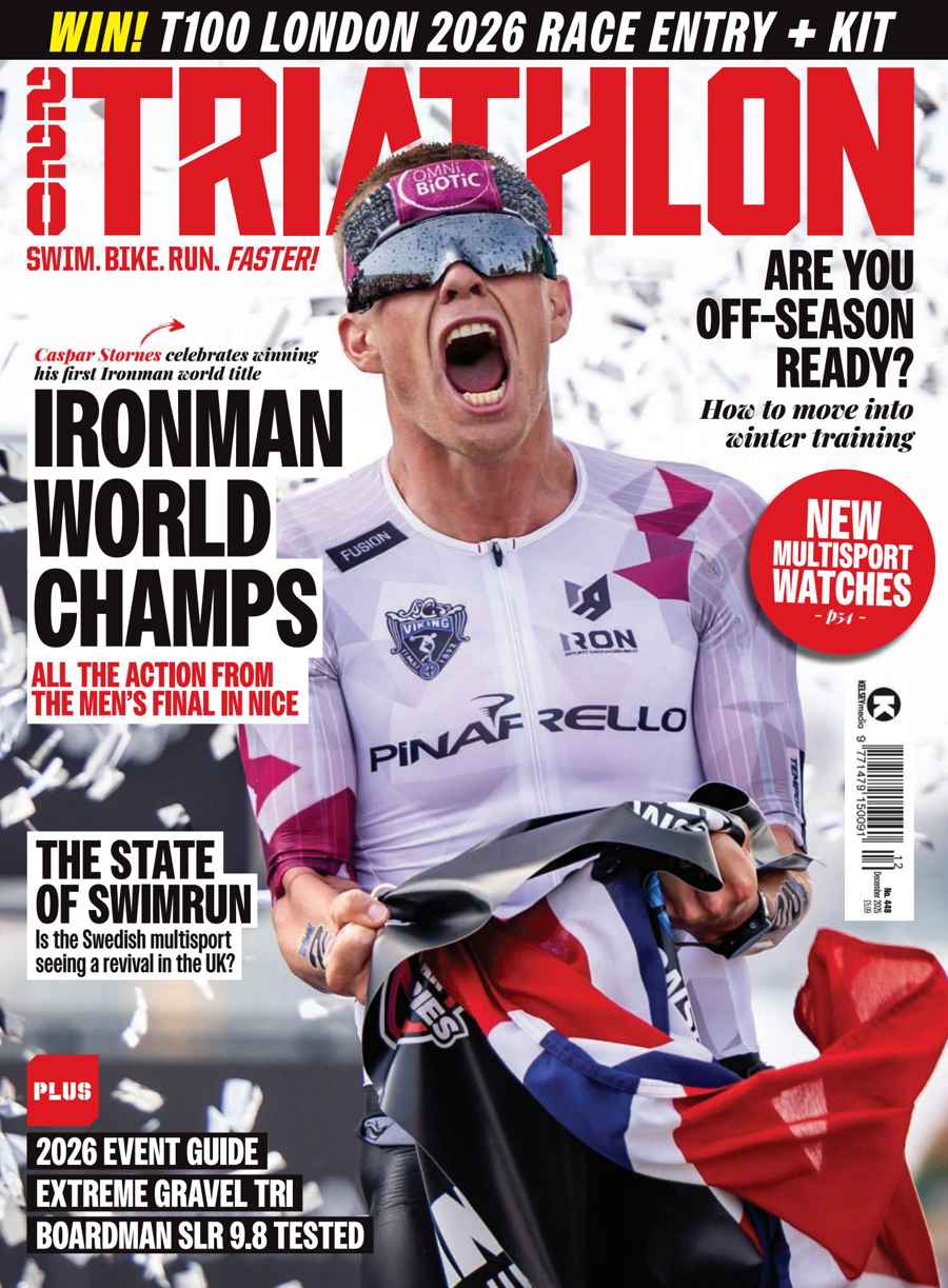 220 Triathlon Magazine issue December 2025