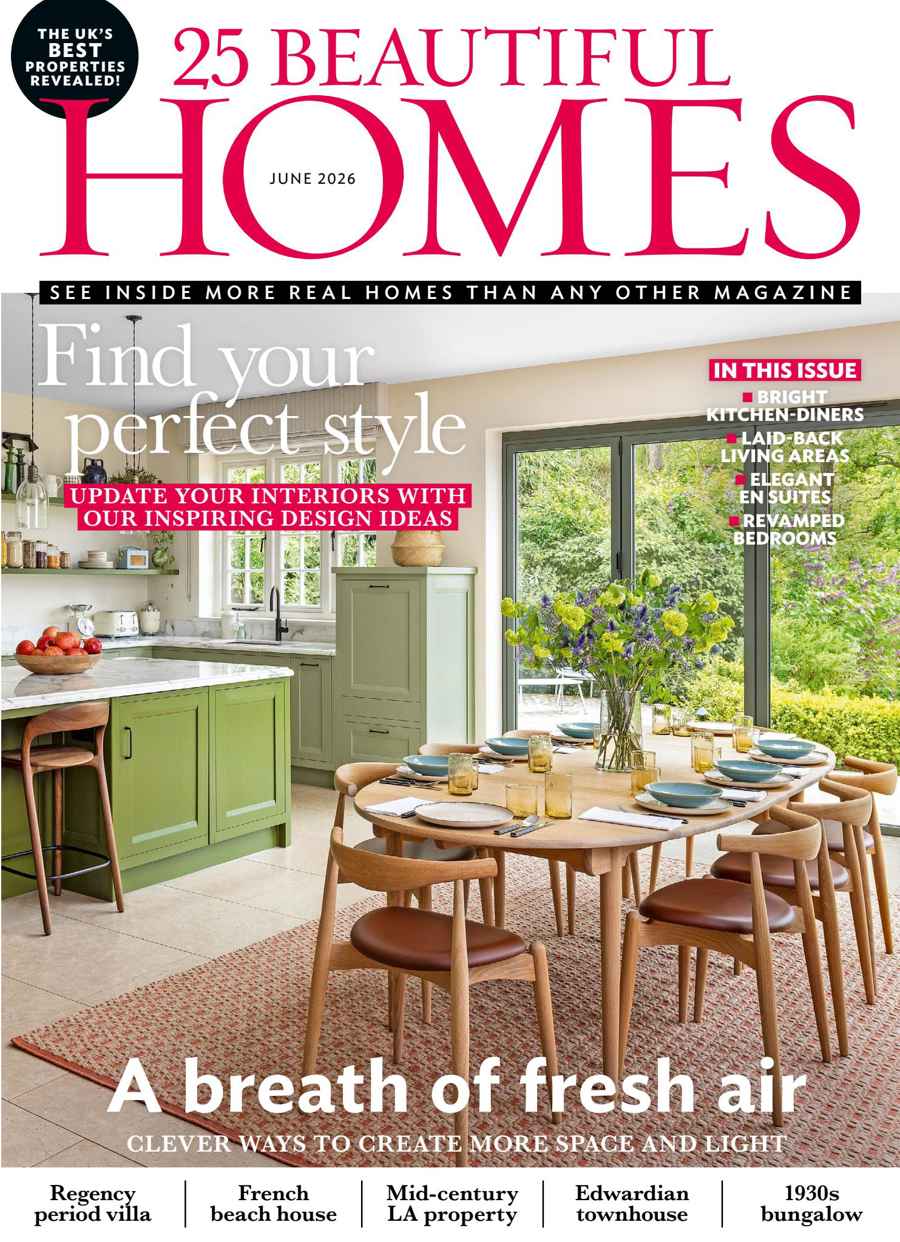 25 Beautiful Homes issue June 2026