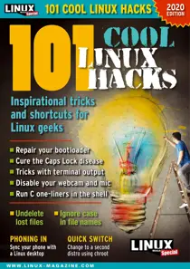 101 Cool Linux Hacks 
                issue 101 Cool Linux Hacks
