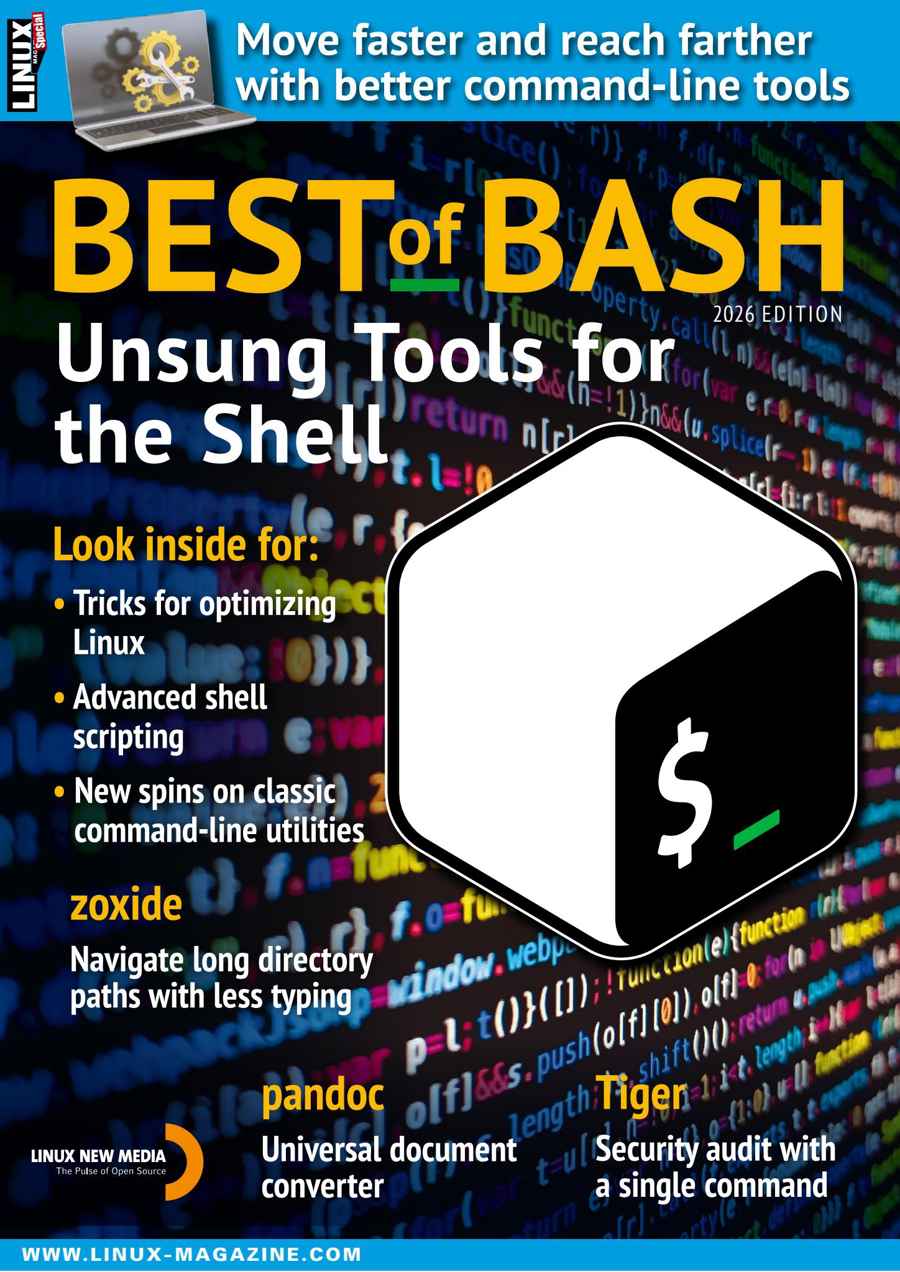 ADMIN Magazine issue Best of Bash 2026