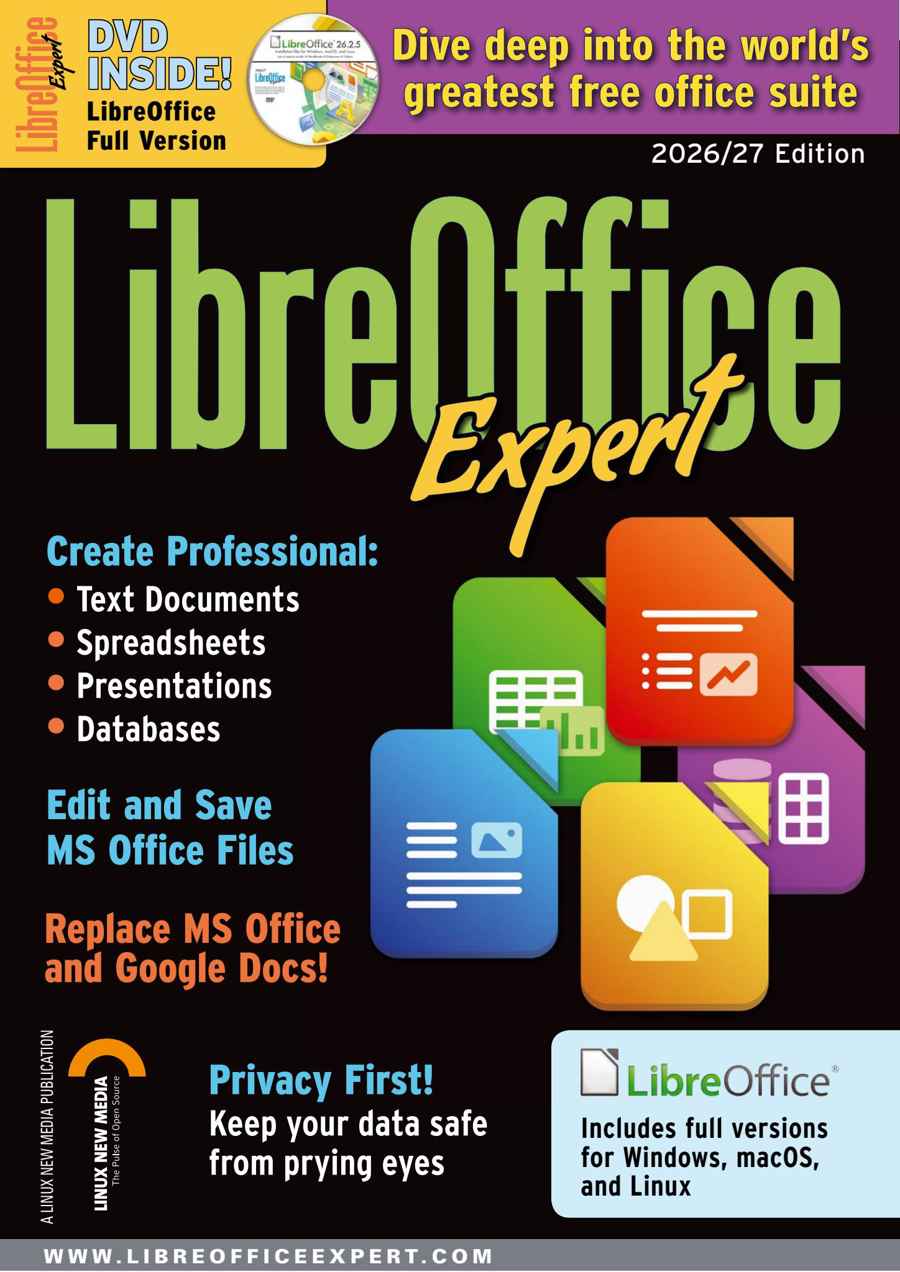 ADMIN Magazine issue LibreOffice Expert 2026