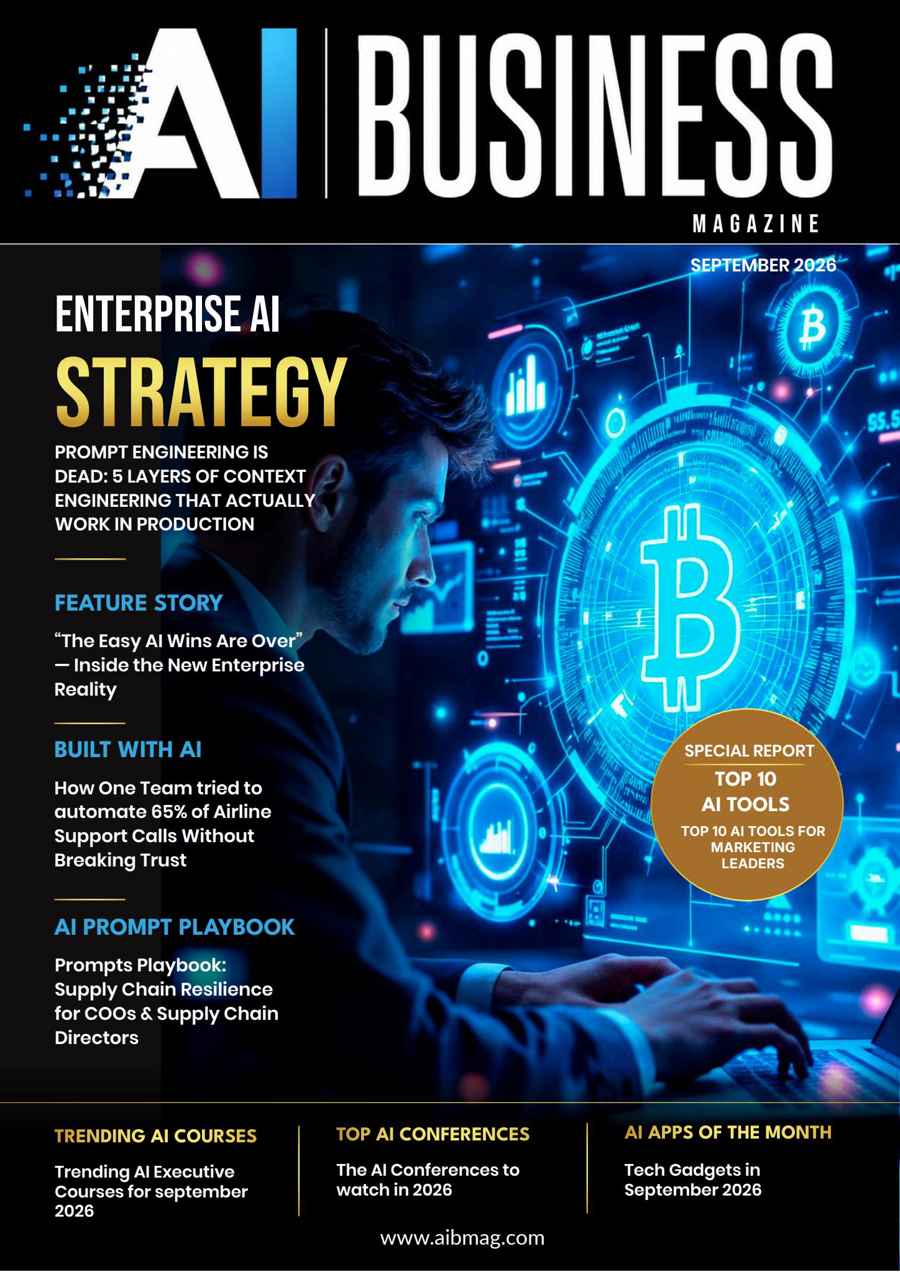 AI Business Magazine issue September 2026