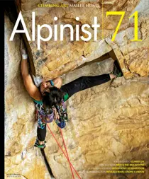 Alpinist 71 | Autumn 2020 
                issue Alpinist 71 | Autumn 2020