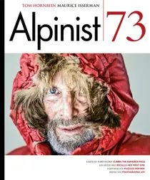 Alpinist 73 | Spring 2021 
                issue Alpinist 73 | Spring 2021