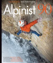 Alpinist 90 | Summer 2025 
                issue Alpinist 90 | Summer 2025